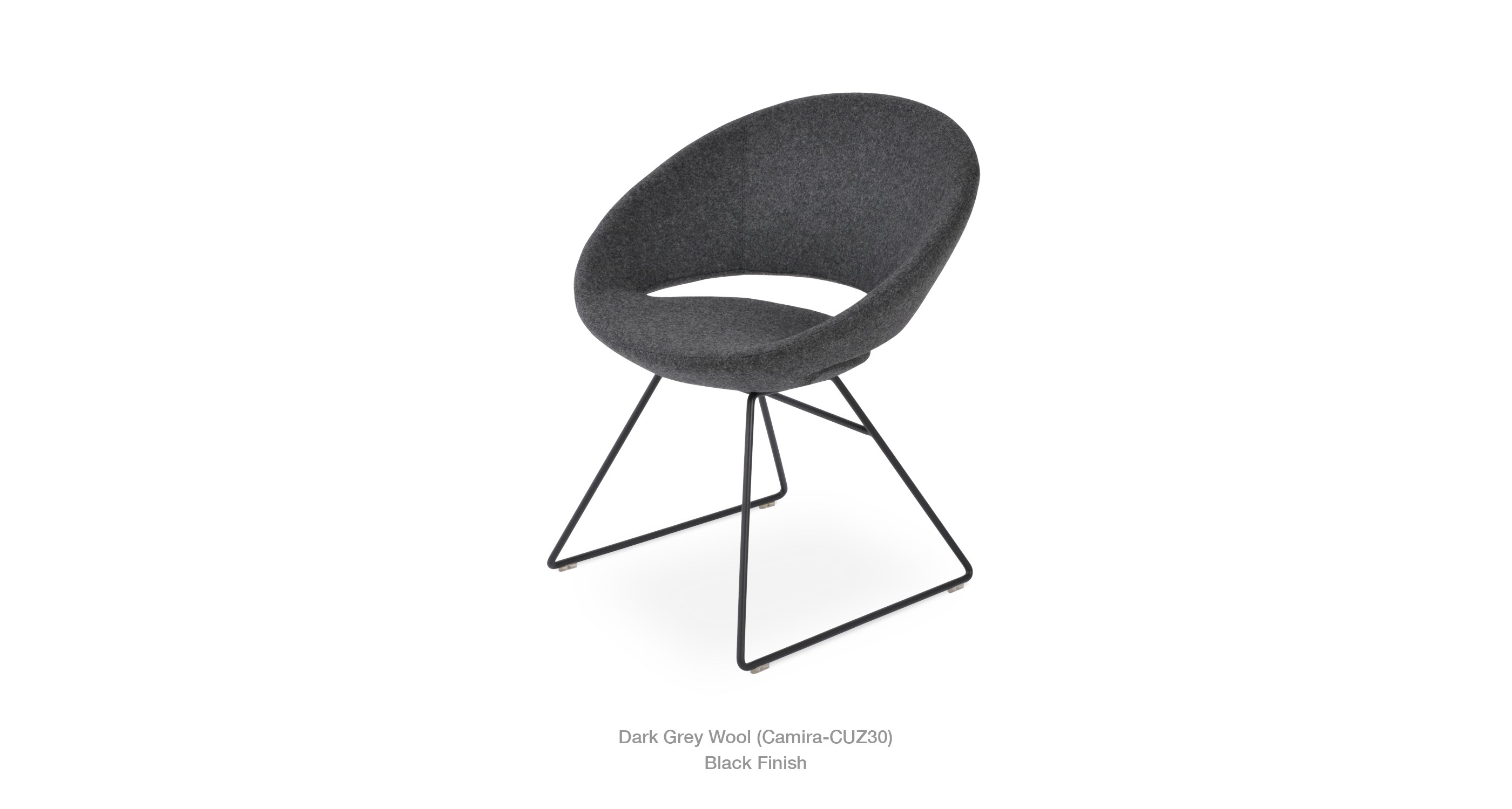 dark grey wool