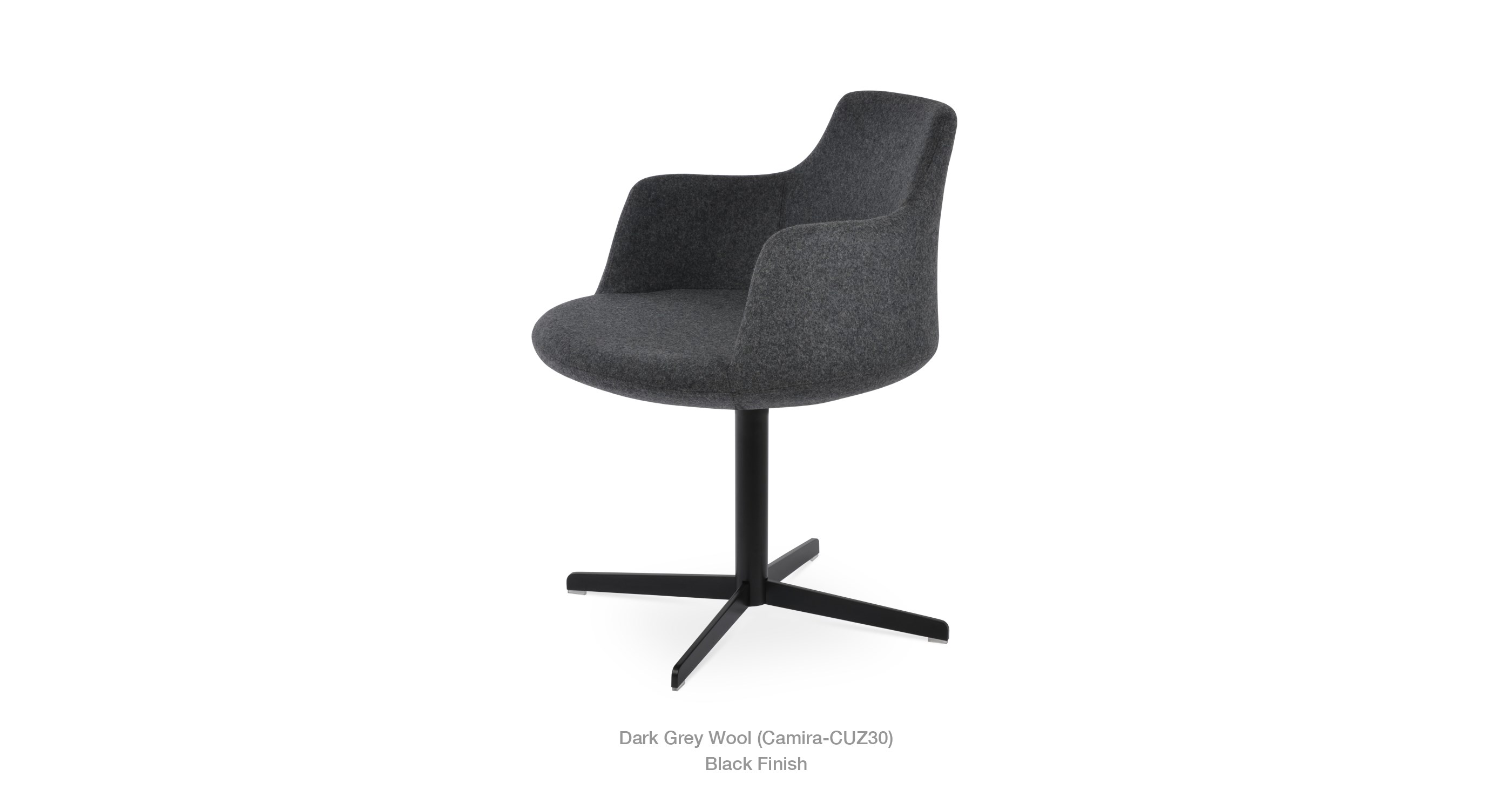dark grey wool