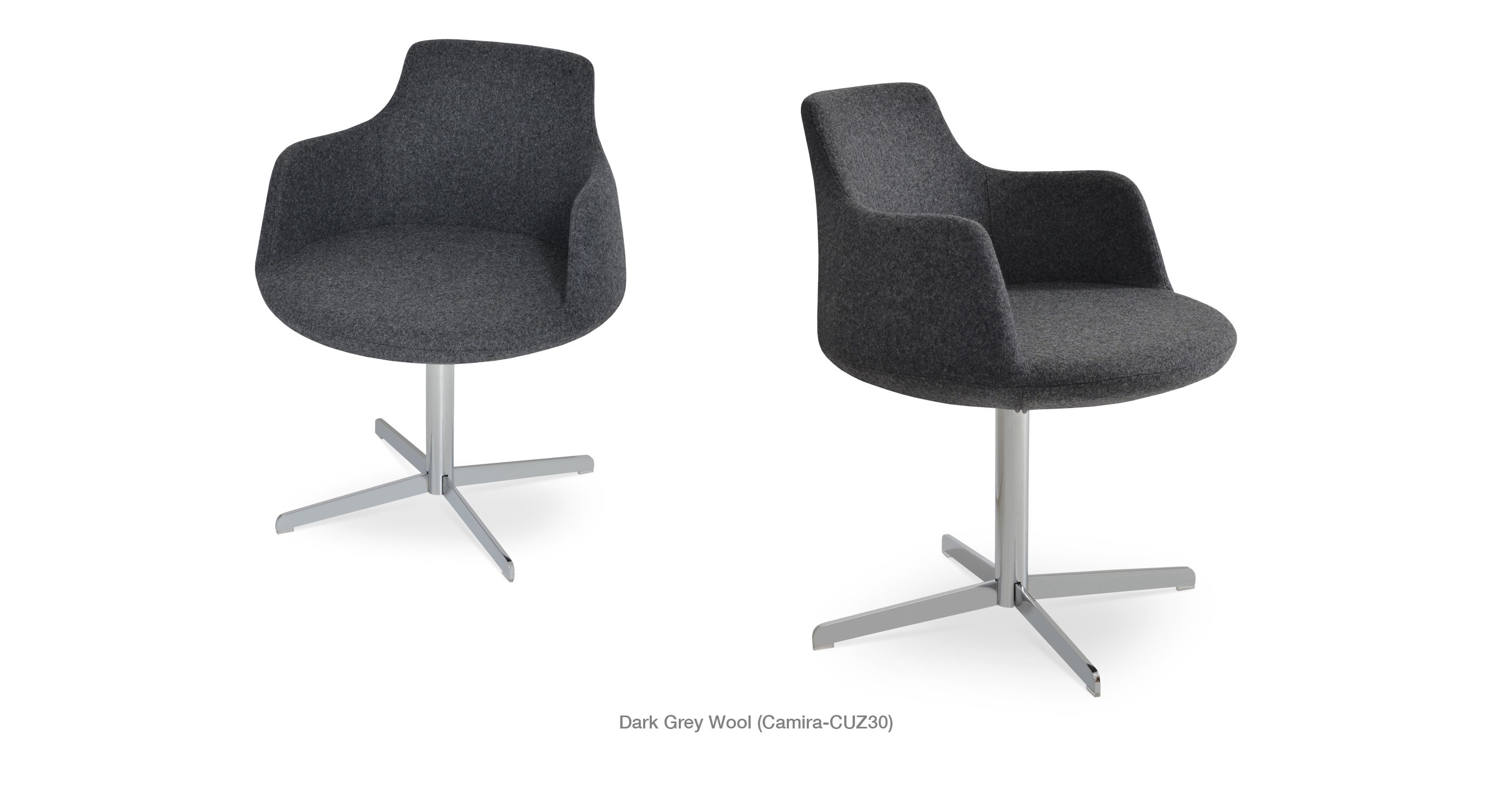 Dervish 4 STar Dark Grey wool