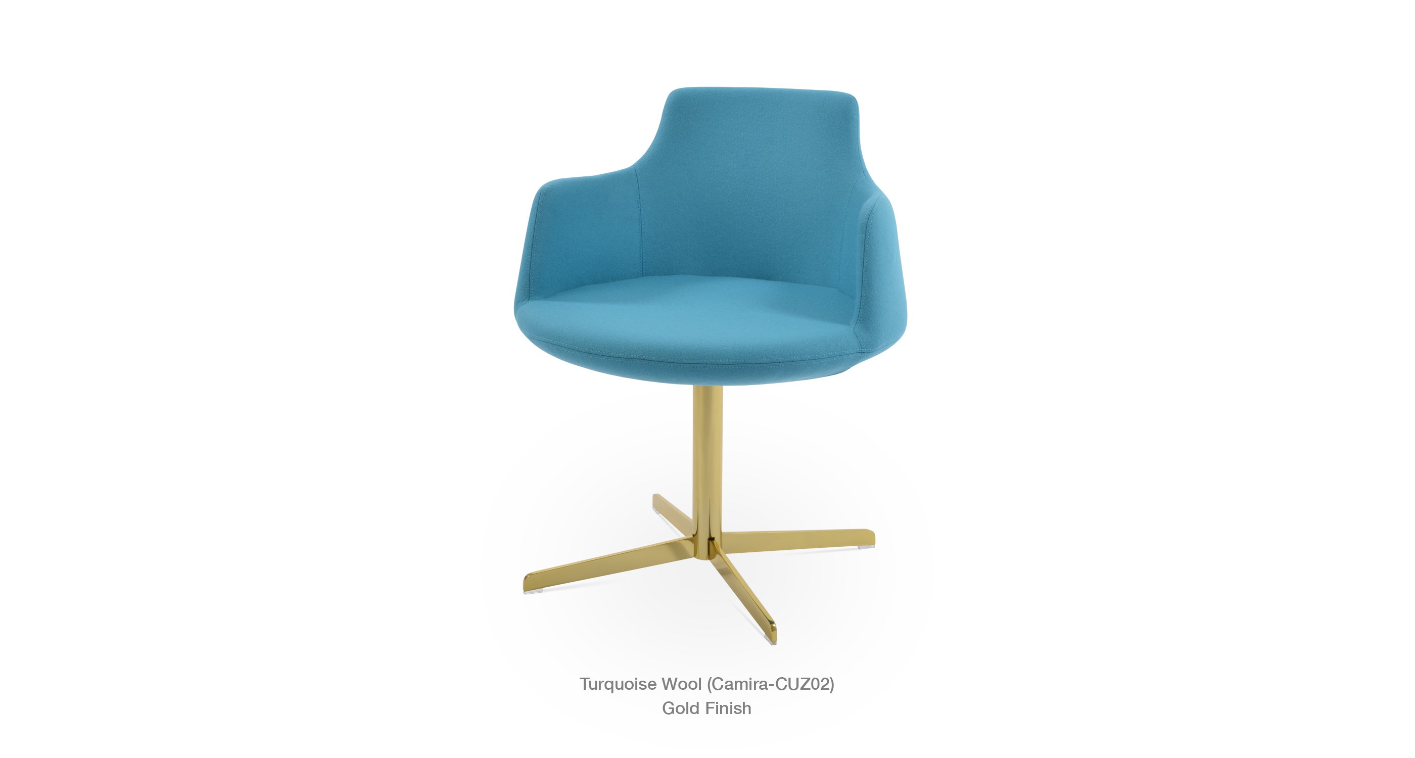 Turquoise camira - gold