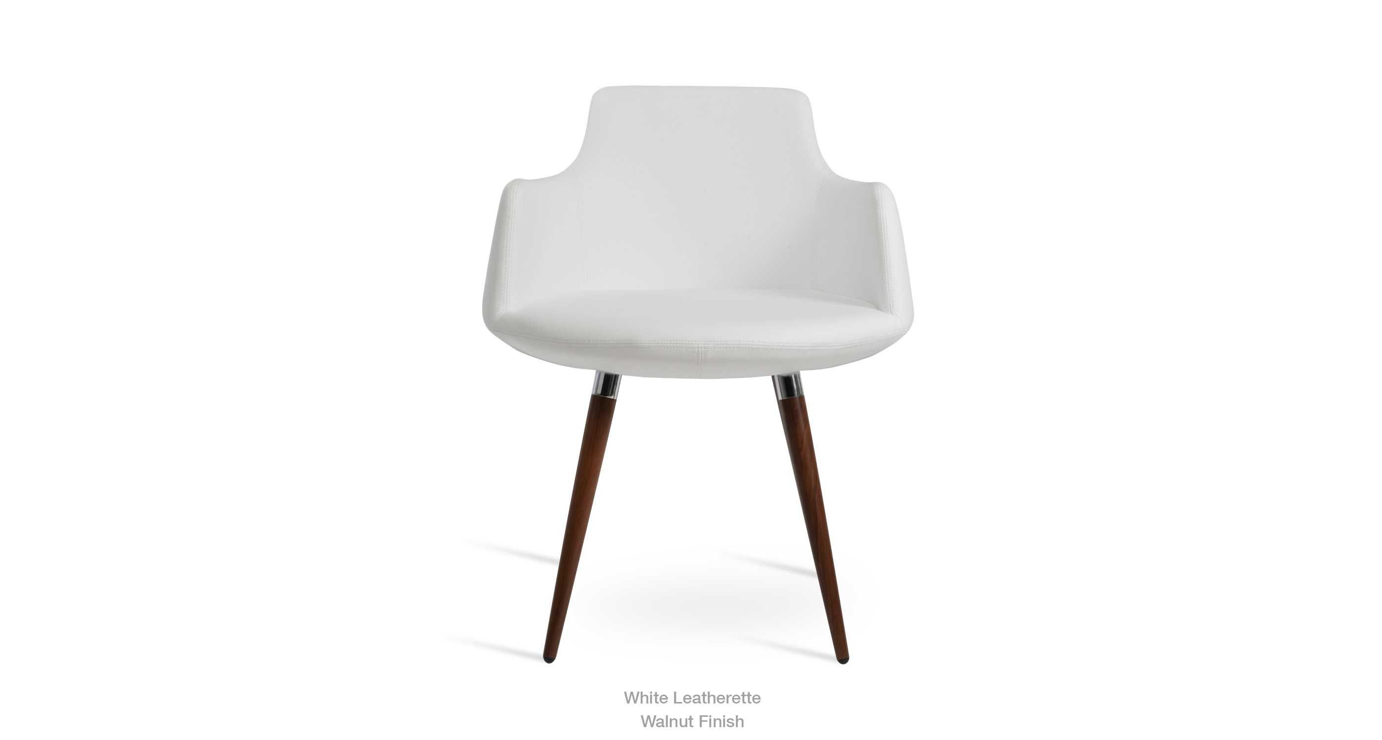 white leatherette