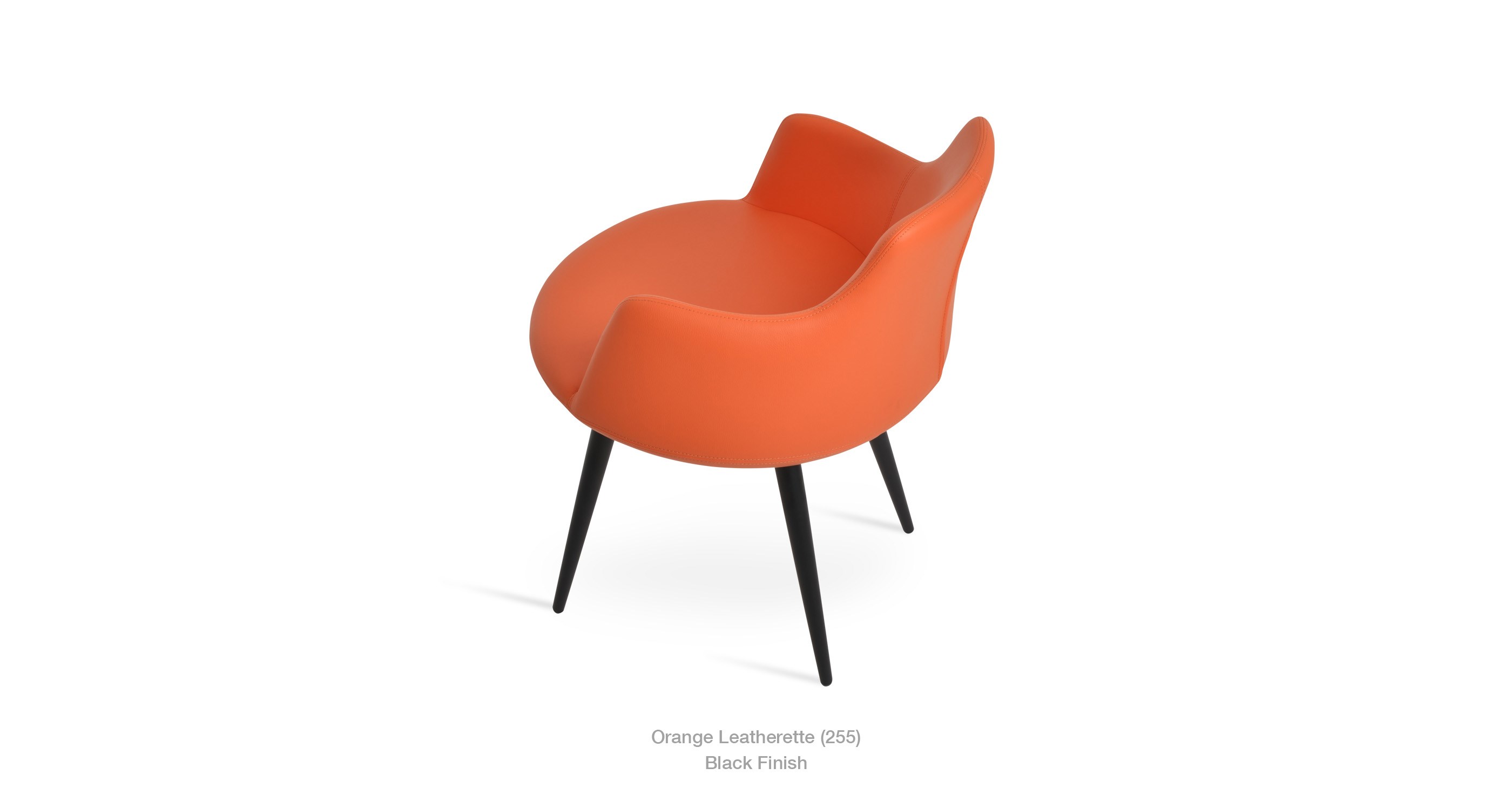 orange leatherette