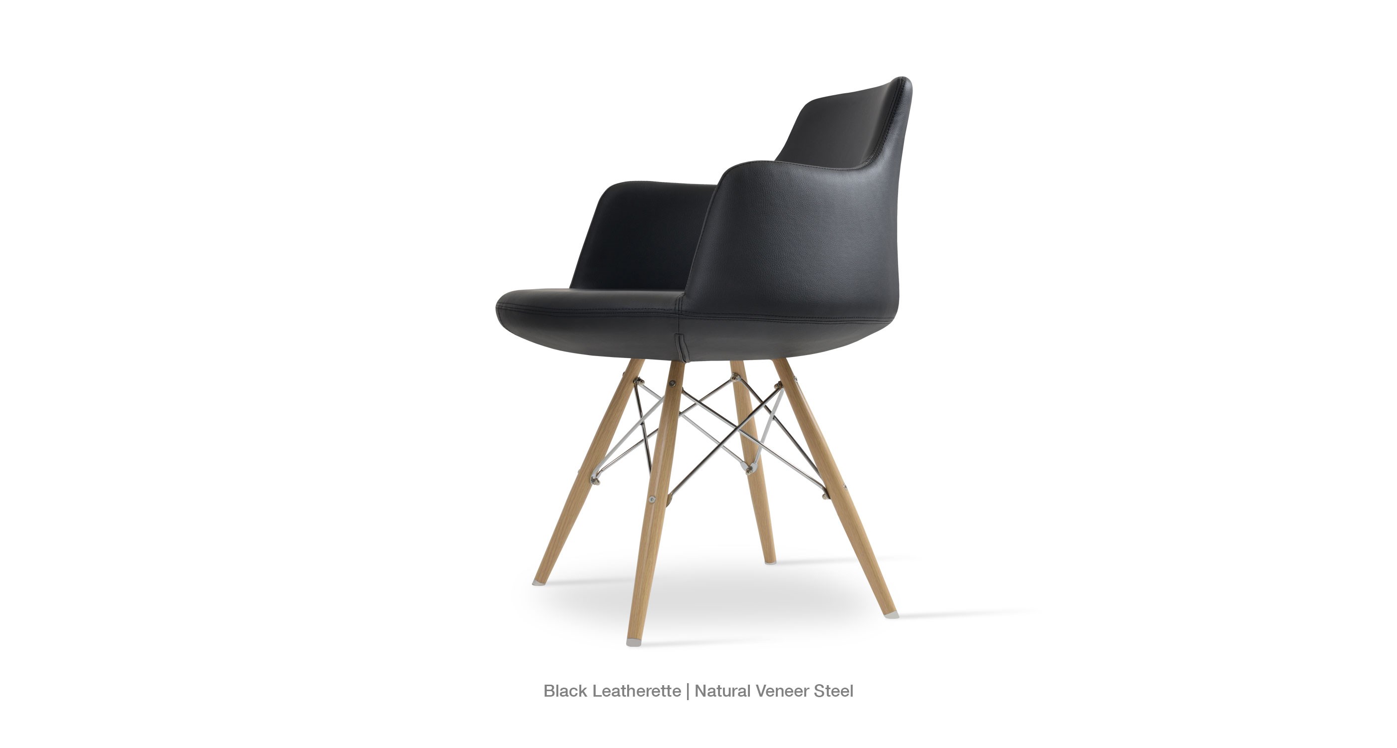 Dervish MW Black Leatherette Natural