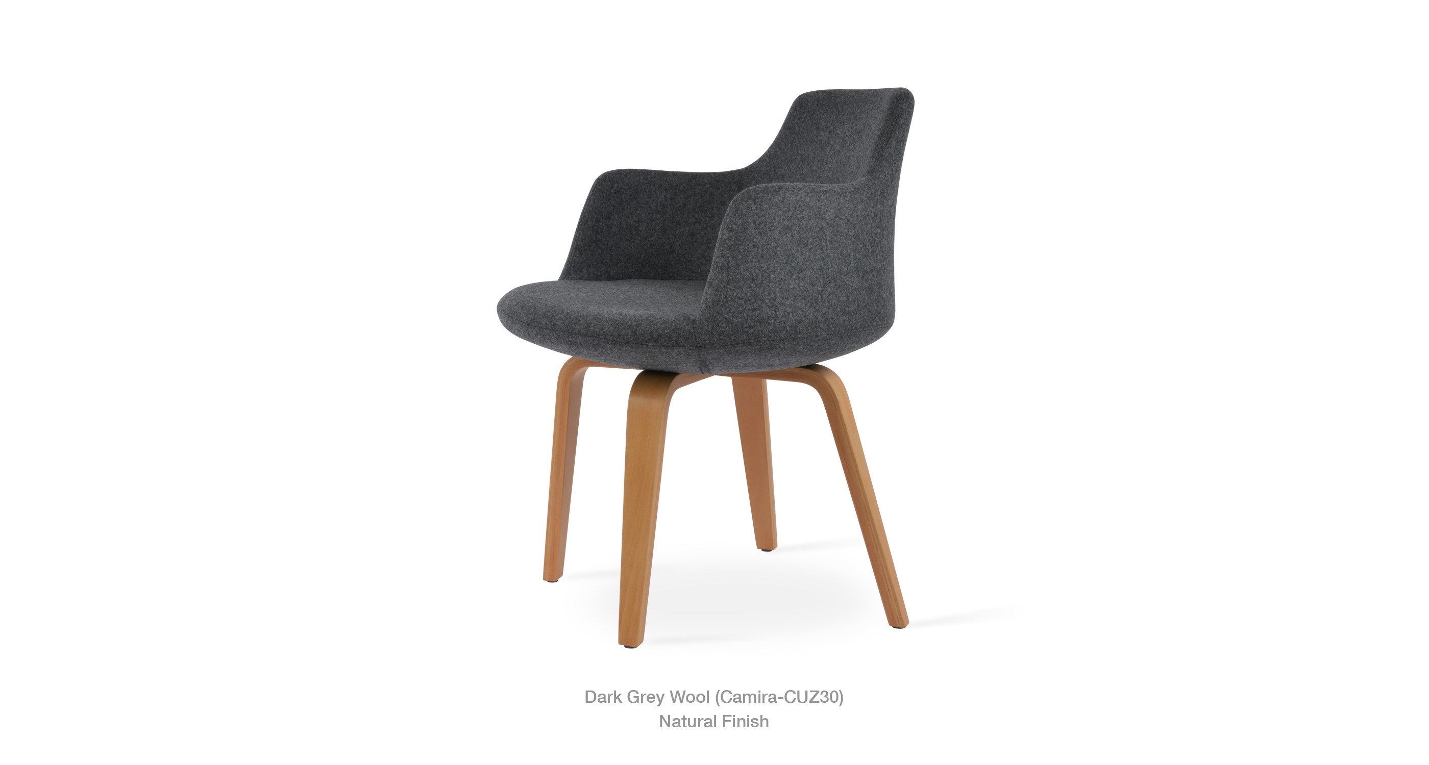 dark grey wool