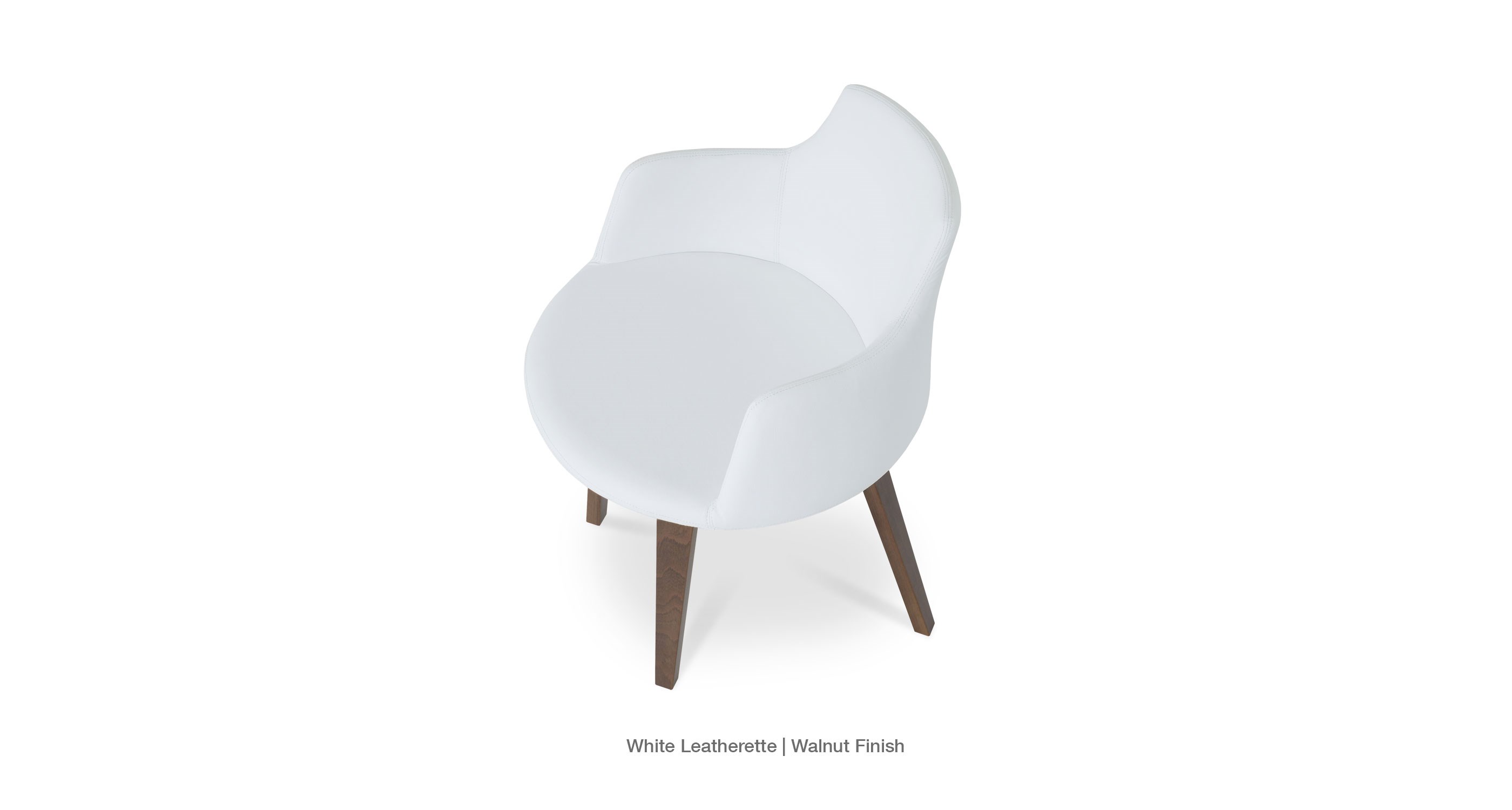 Dervish Plywood White leatherette