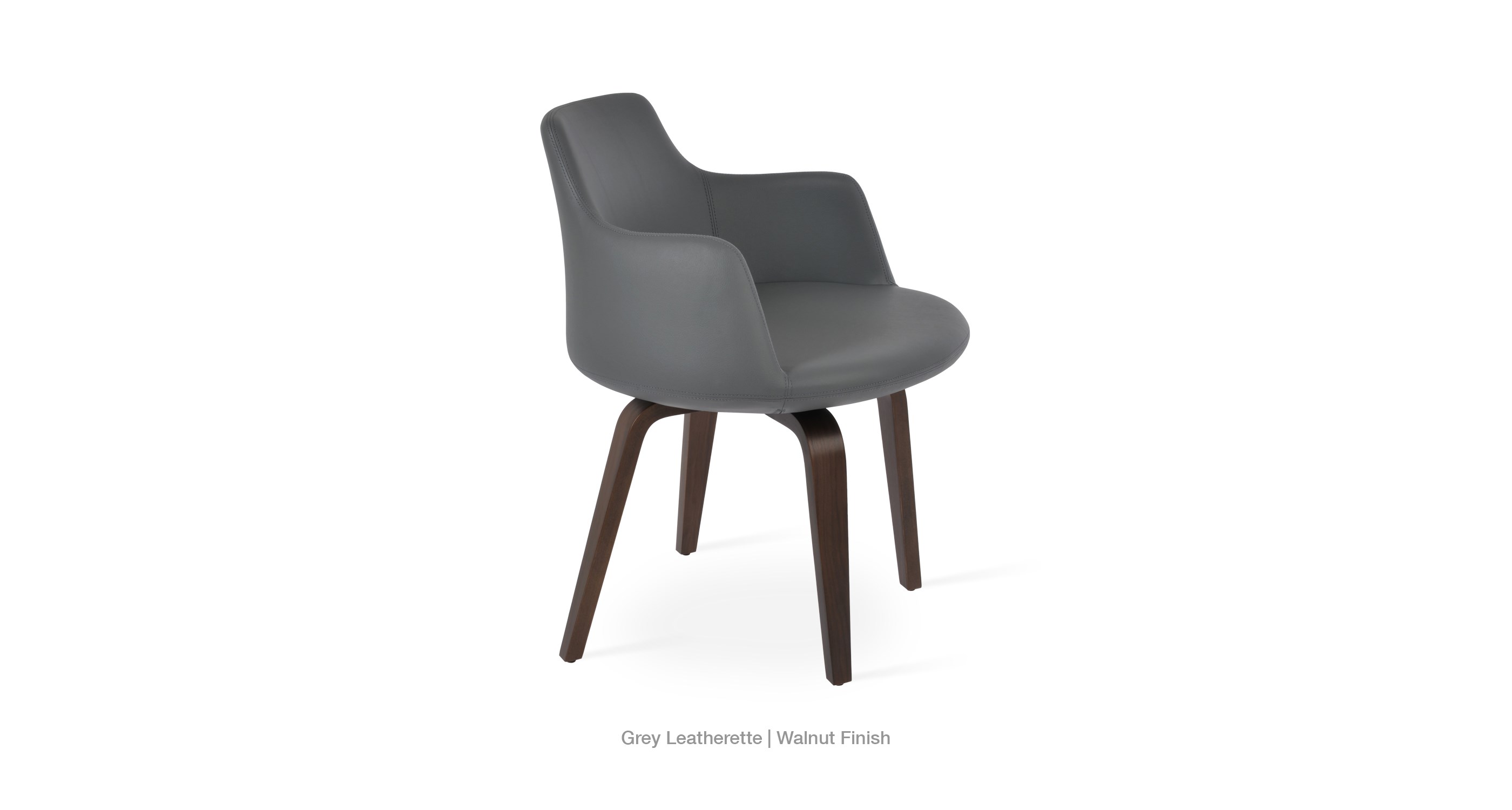 grey leatherette