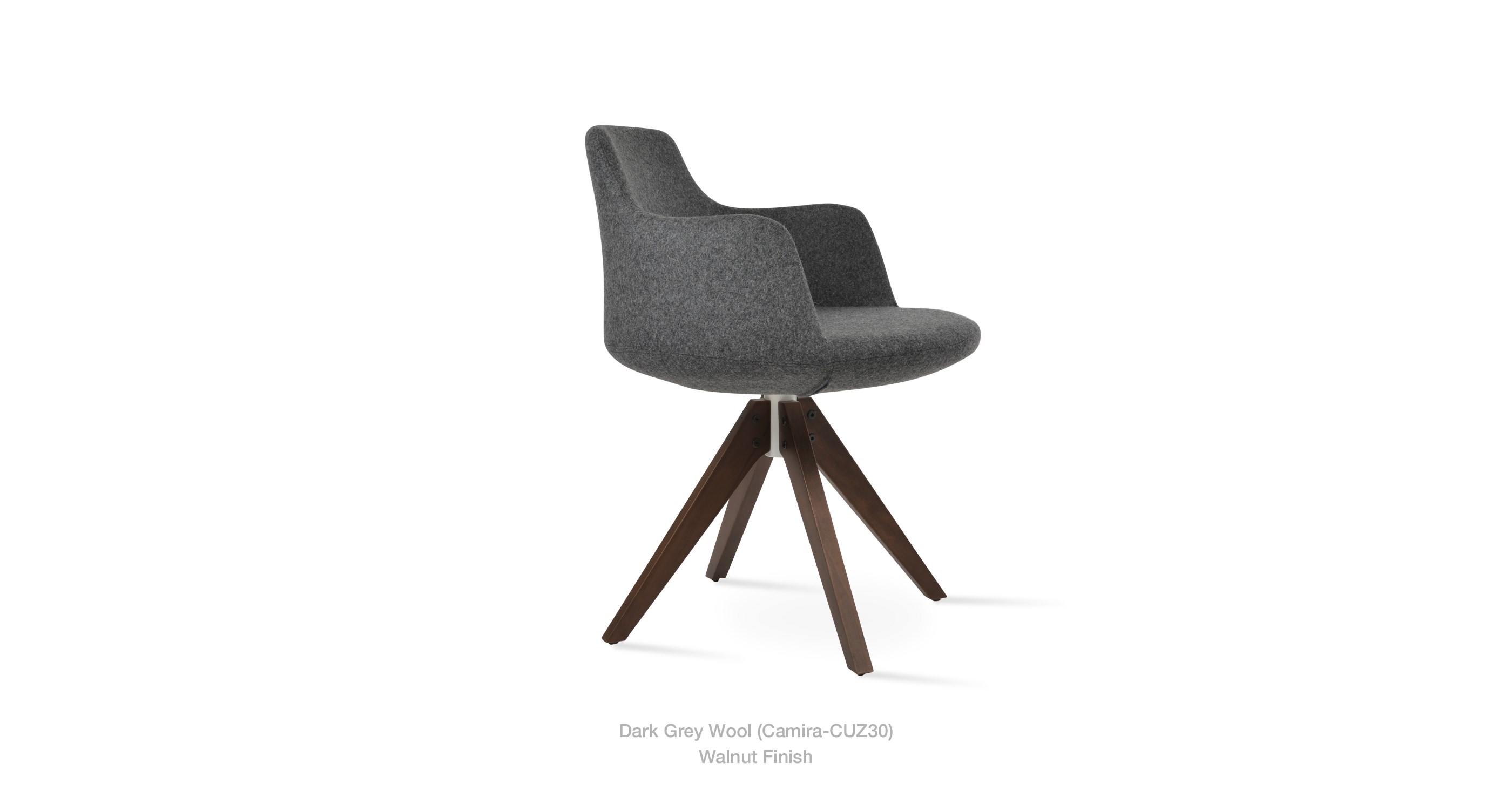 dark grey wool