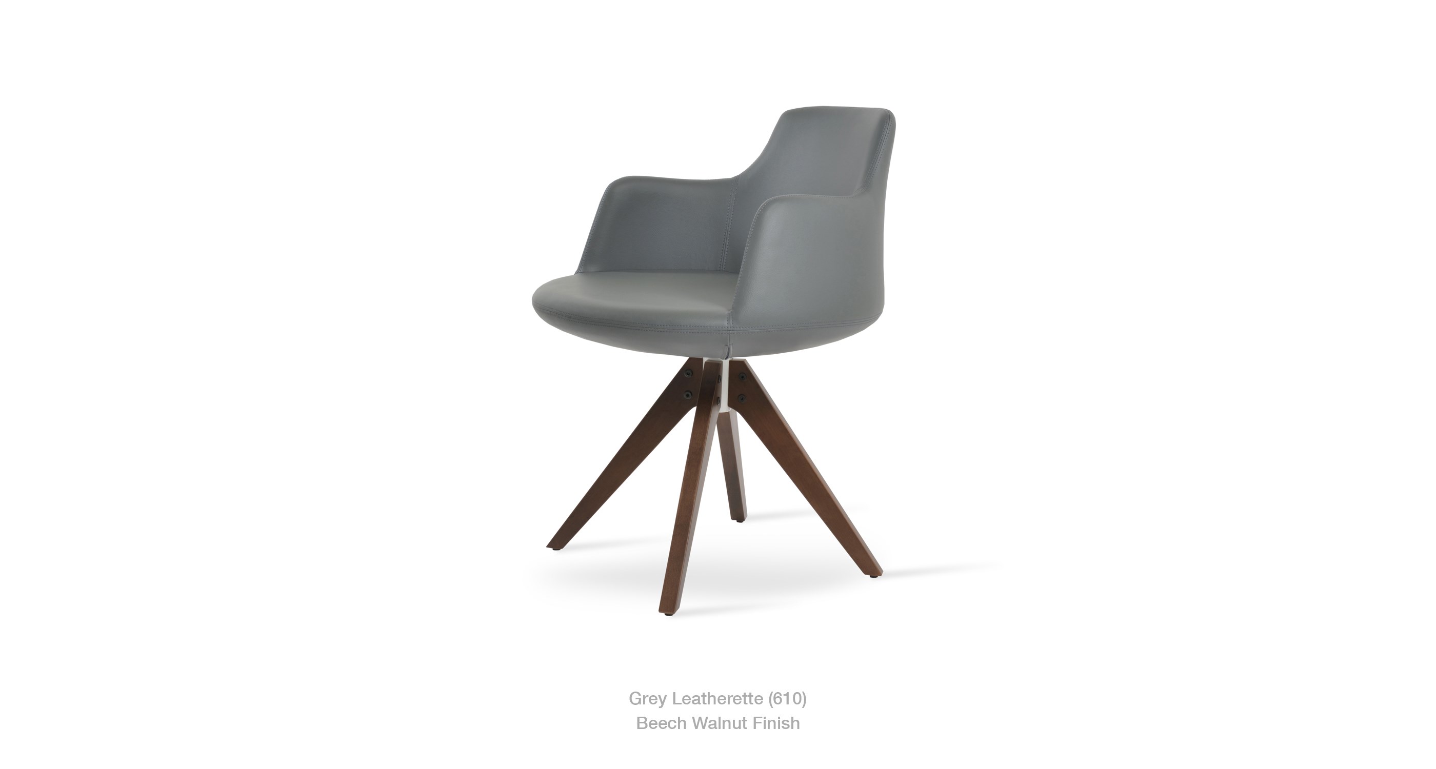 grey leatherette