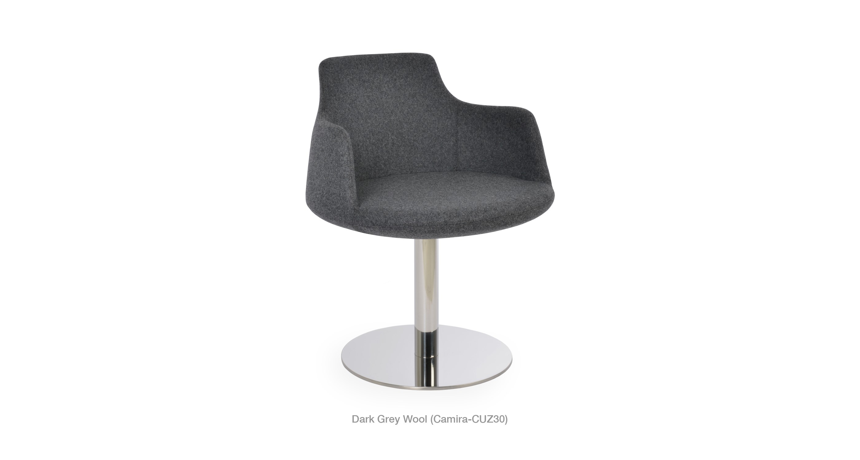 dark grey wool
