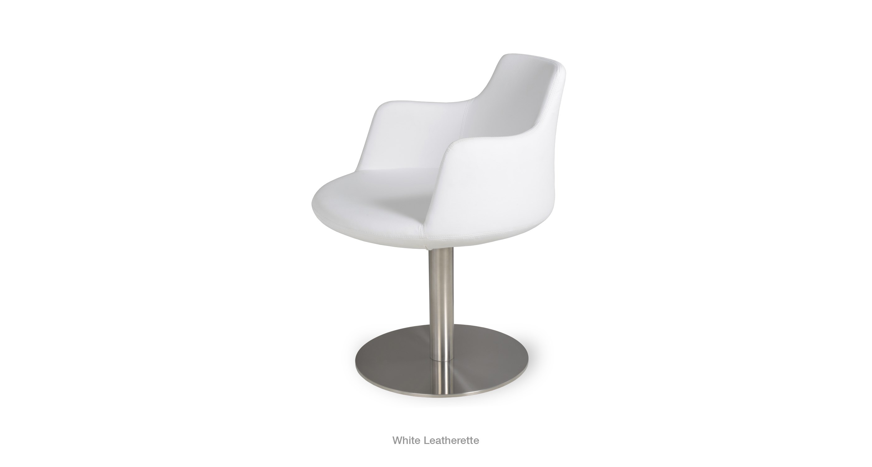 white leathertte