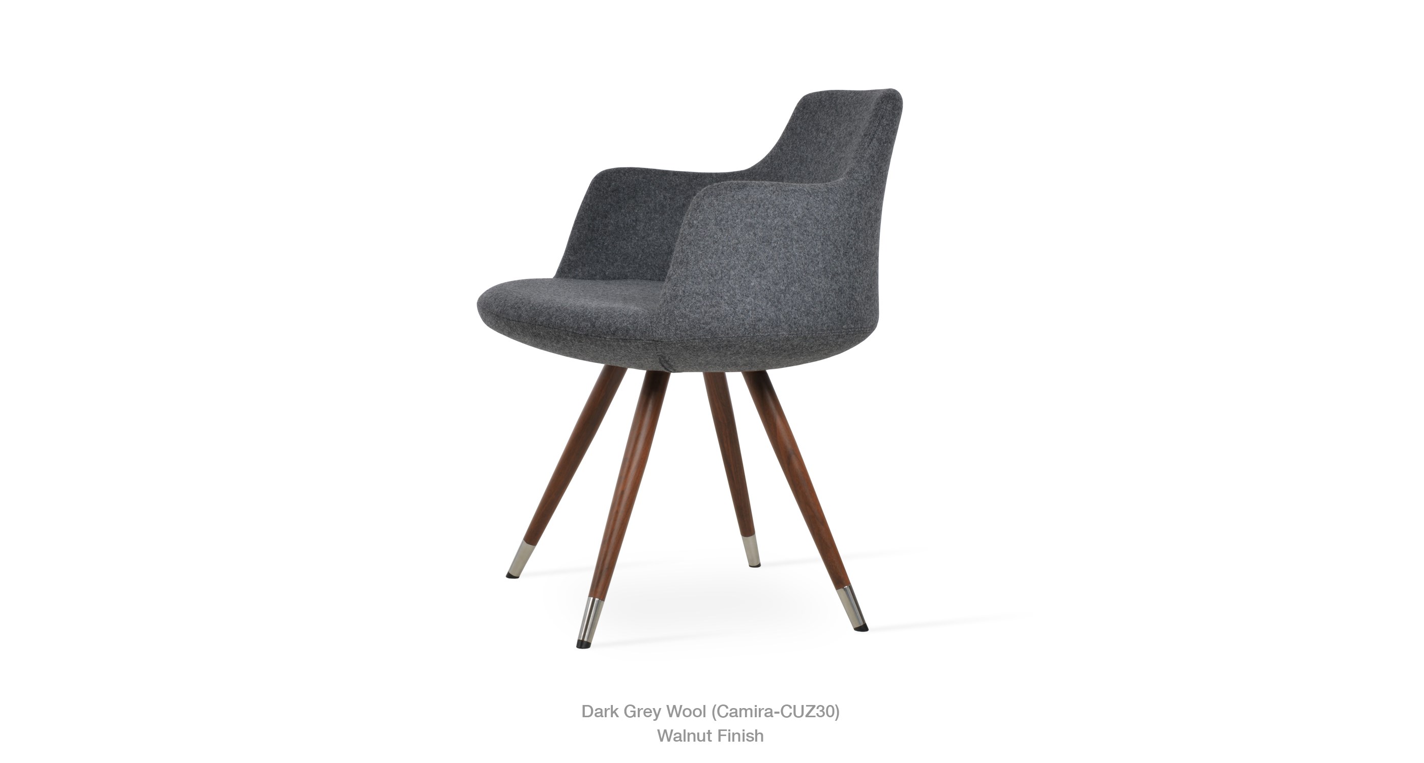 dark grey wool