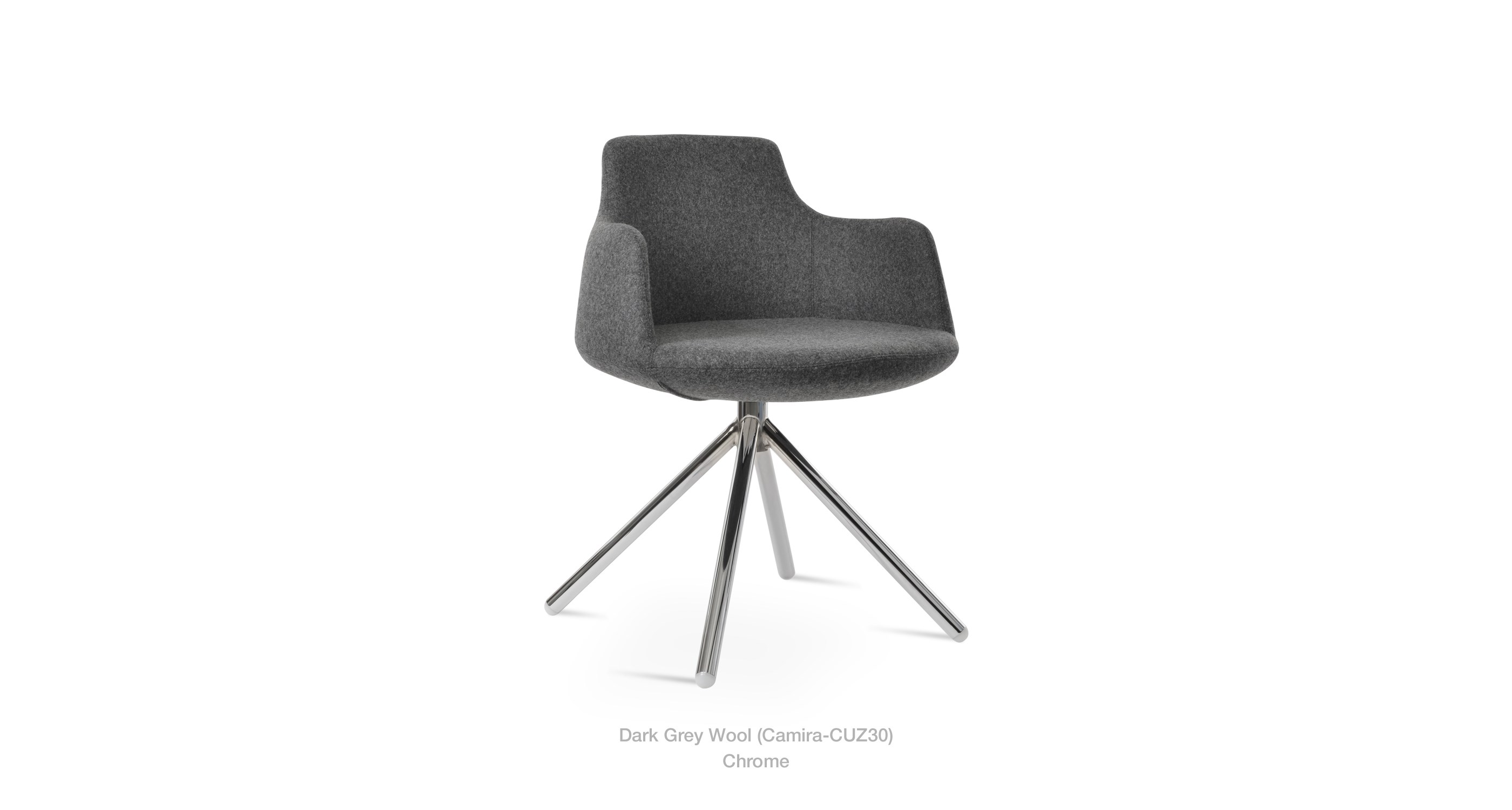 dark grey wool