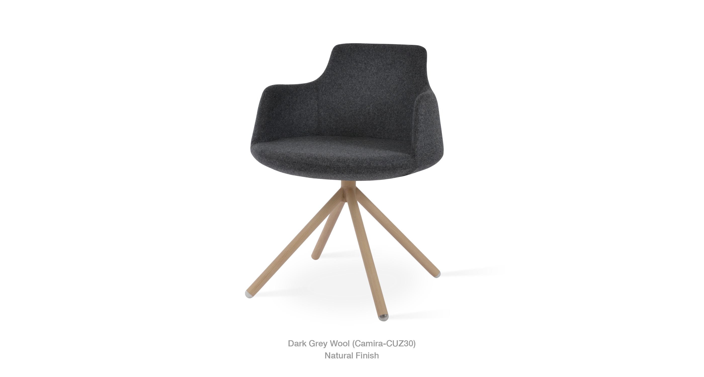 DERVIS-DINING-dark grey wool-STICK NATURAL