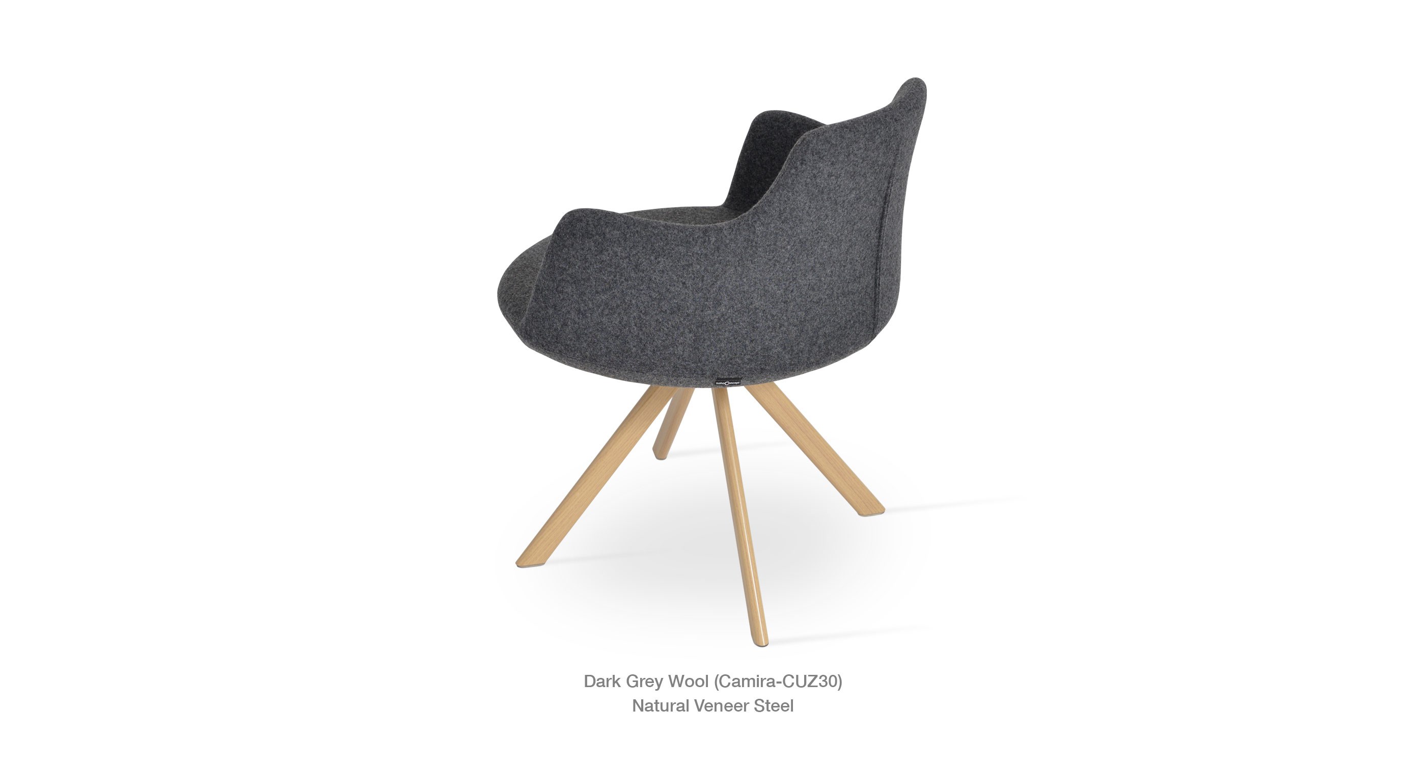 Dark Grey Camira Natural