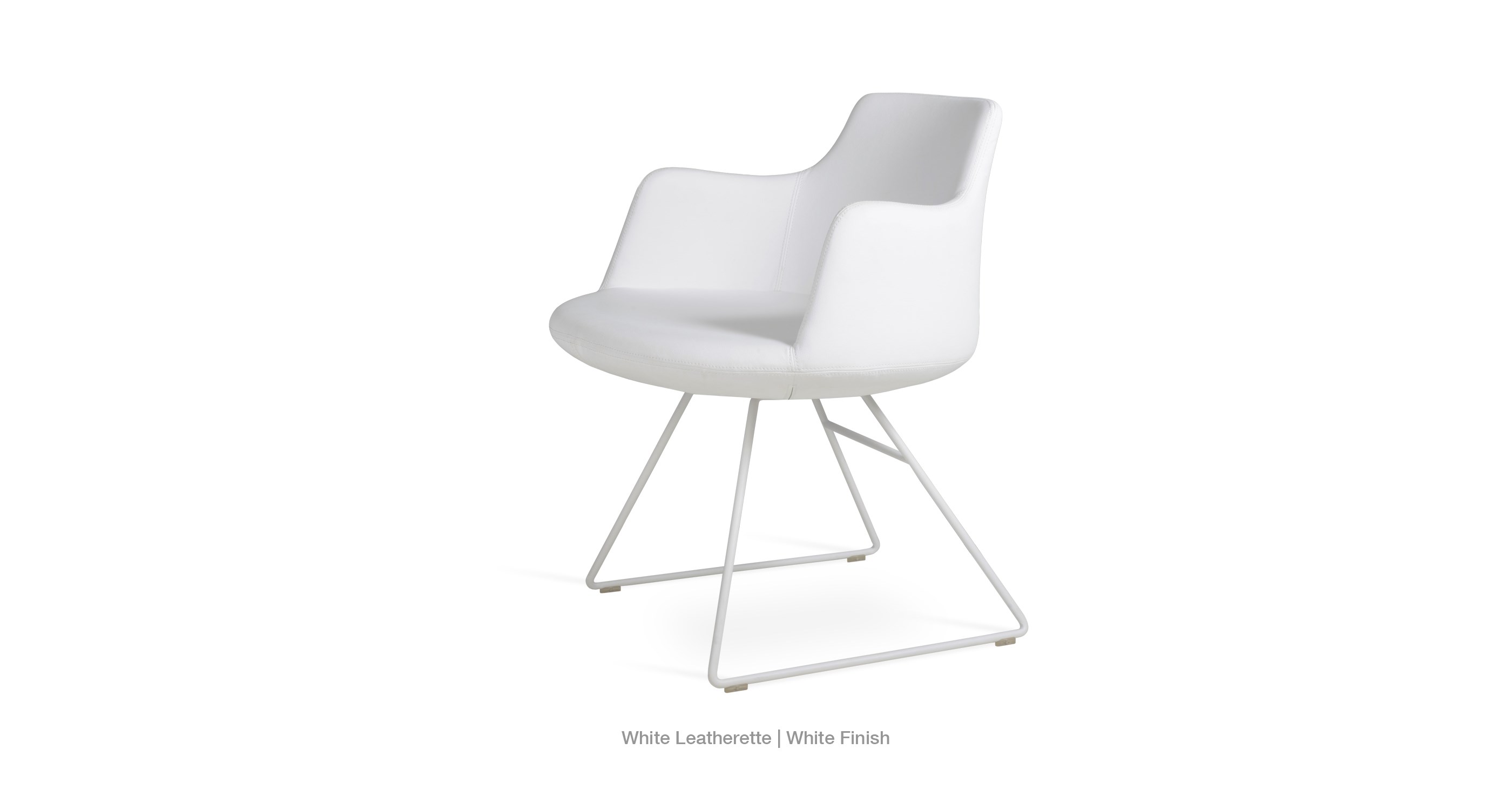 white leathertte