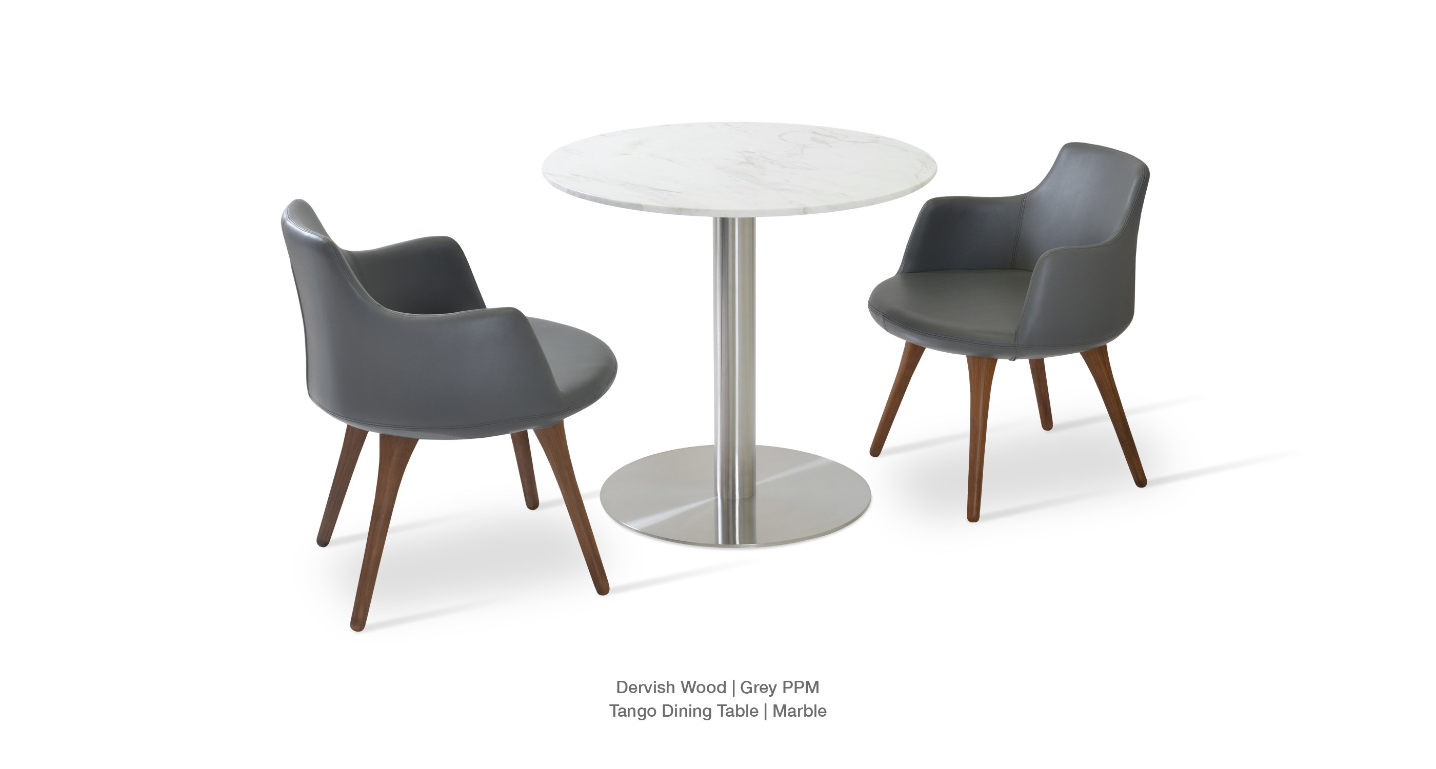 Dervish Wood Grey PPM - Tango Dining Marble