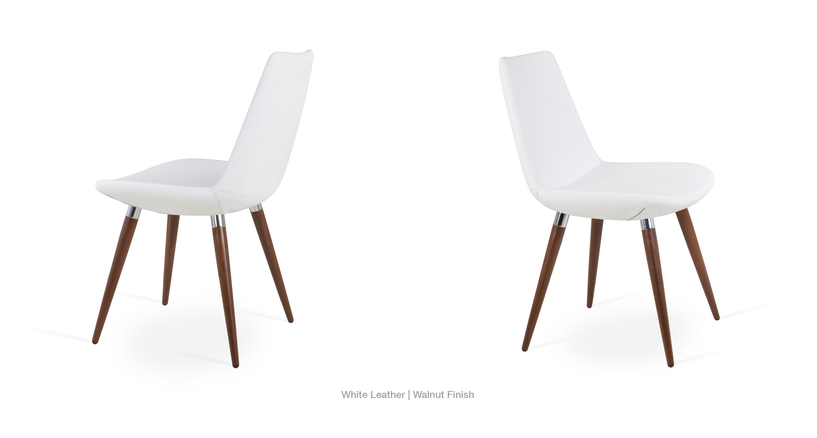 Eiffel Ana White Leatherette Walnut