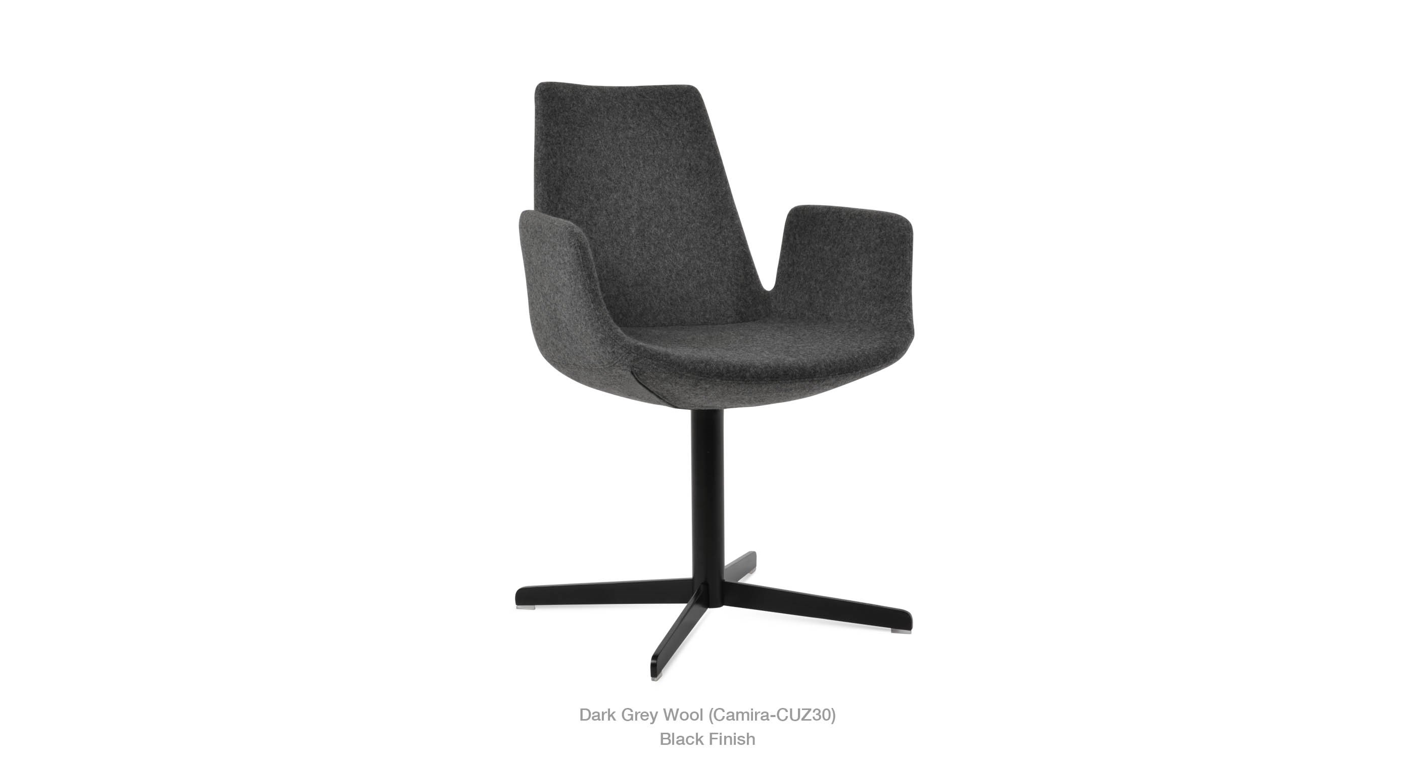 dark grey wool