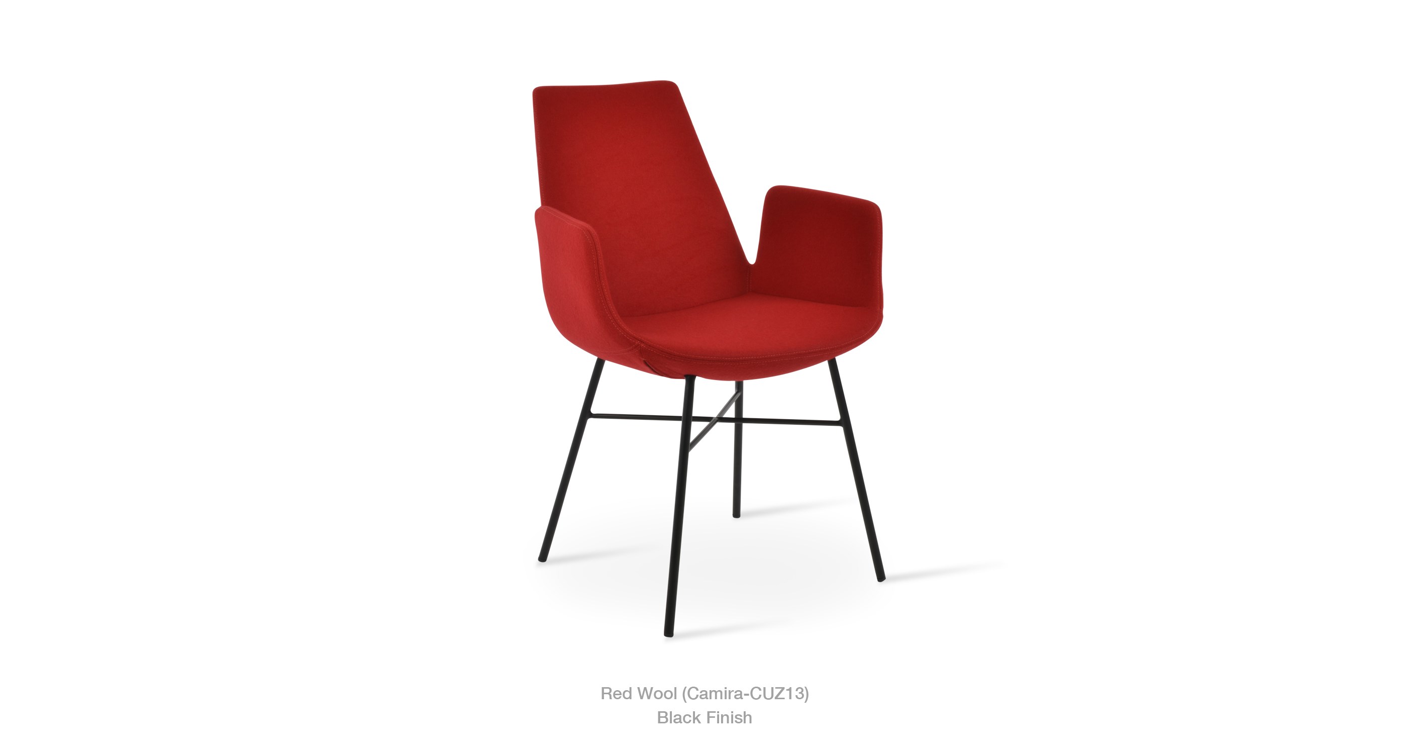 2020 03 05 Eiffel Arm Cross Red Wool Black