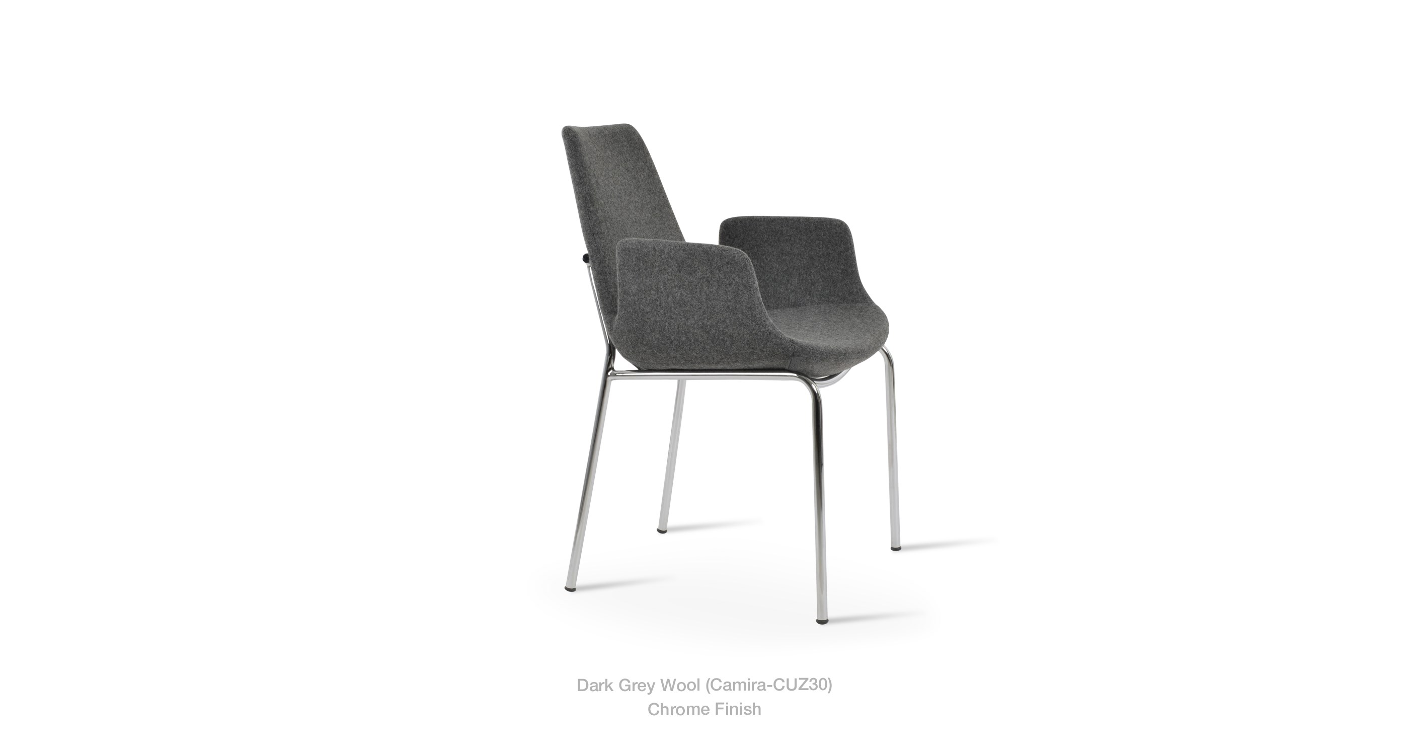 dark grey wool