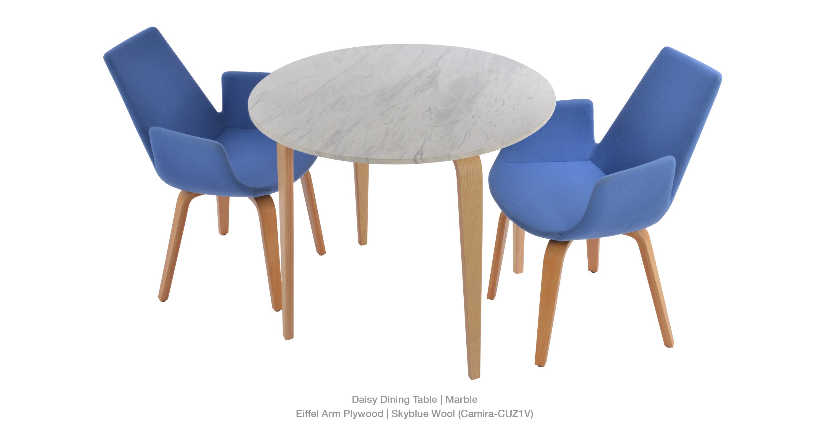 skyblue  wool - daisy dining