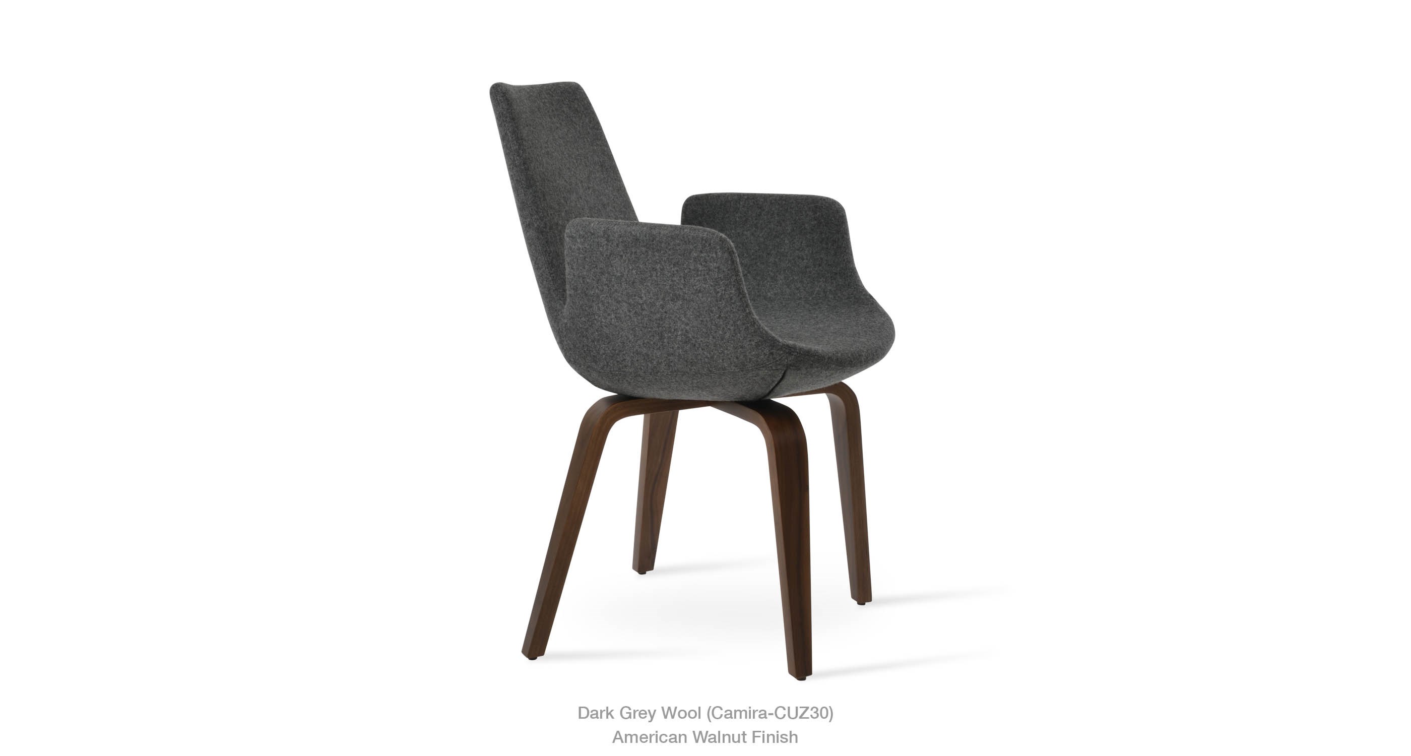 dark grey wool