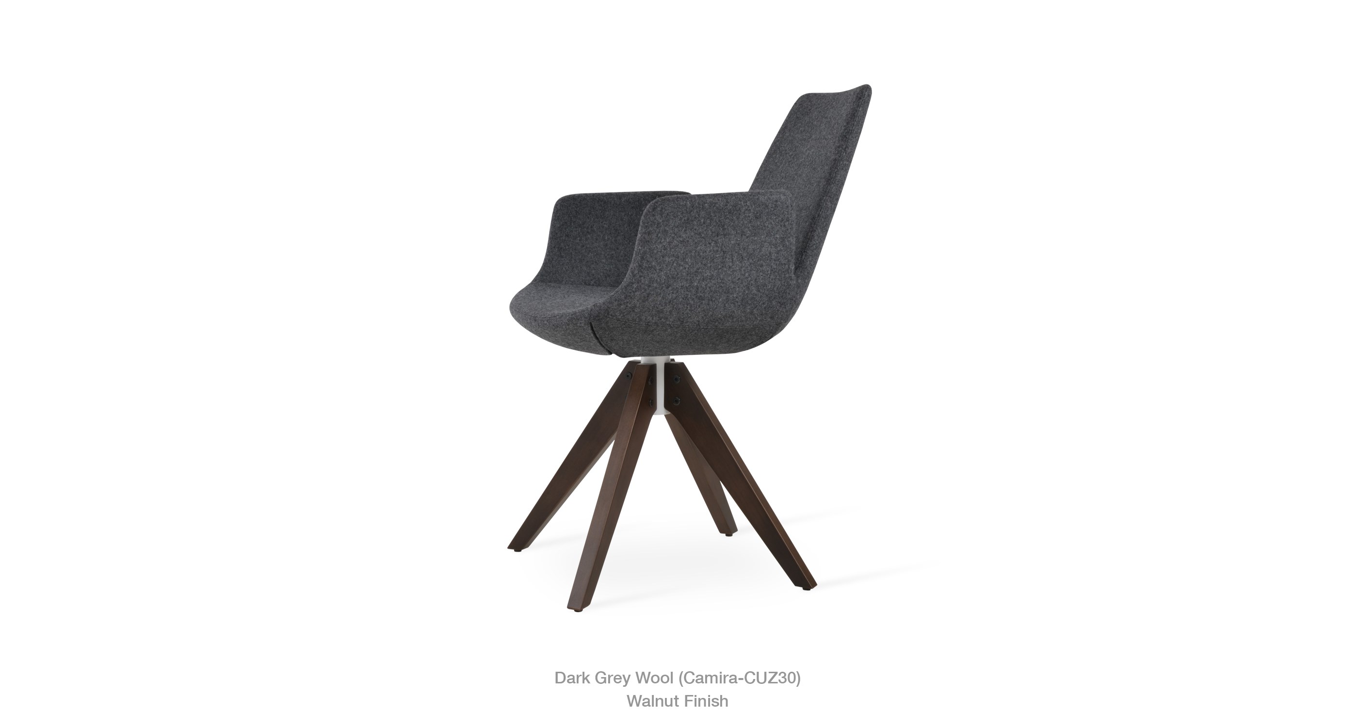 Eiffel Arm Pyramid Darkgrey Wool