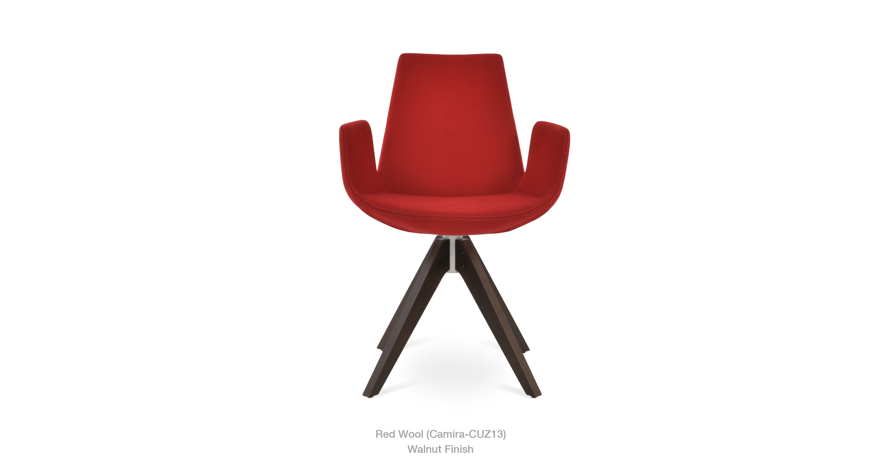 2020 03 05 Eiffel Arm Pyramid Red Camira Walnut