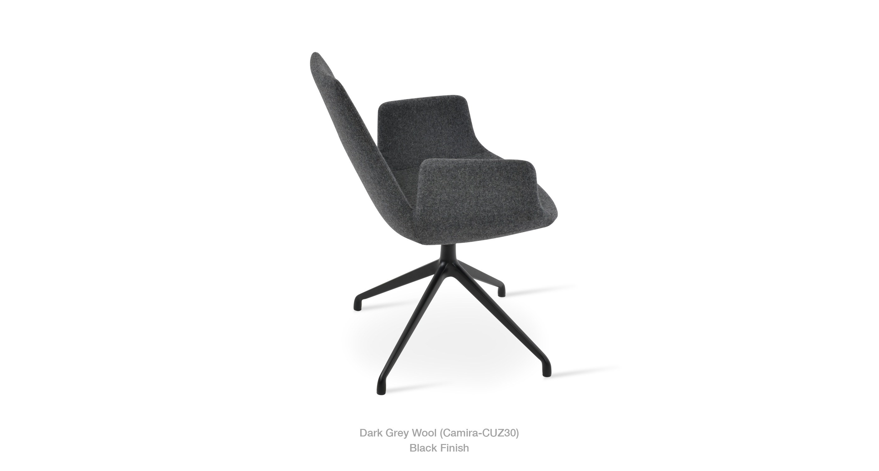 2020 03 24 Eiffel Arm Spider Dark Grey Wool Black
