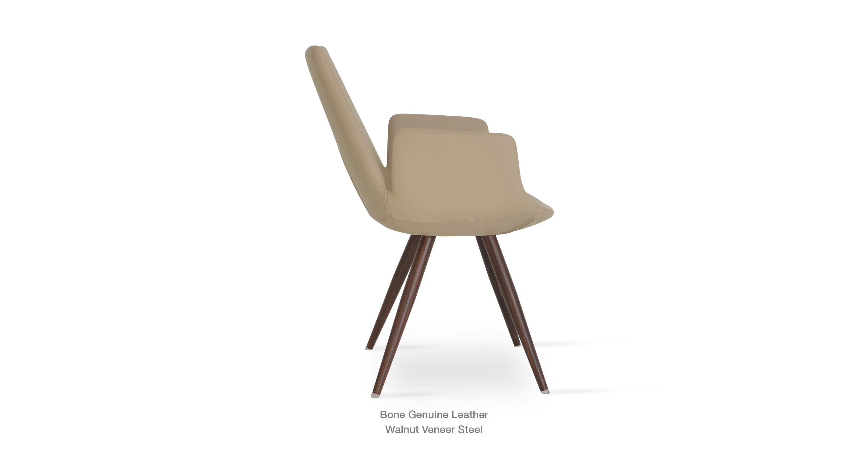 bone genuine leather