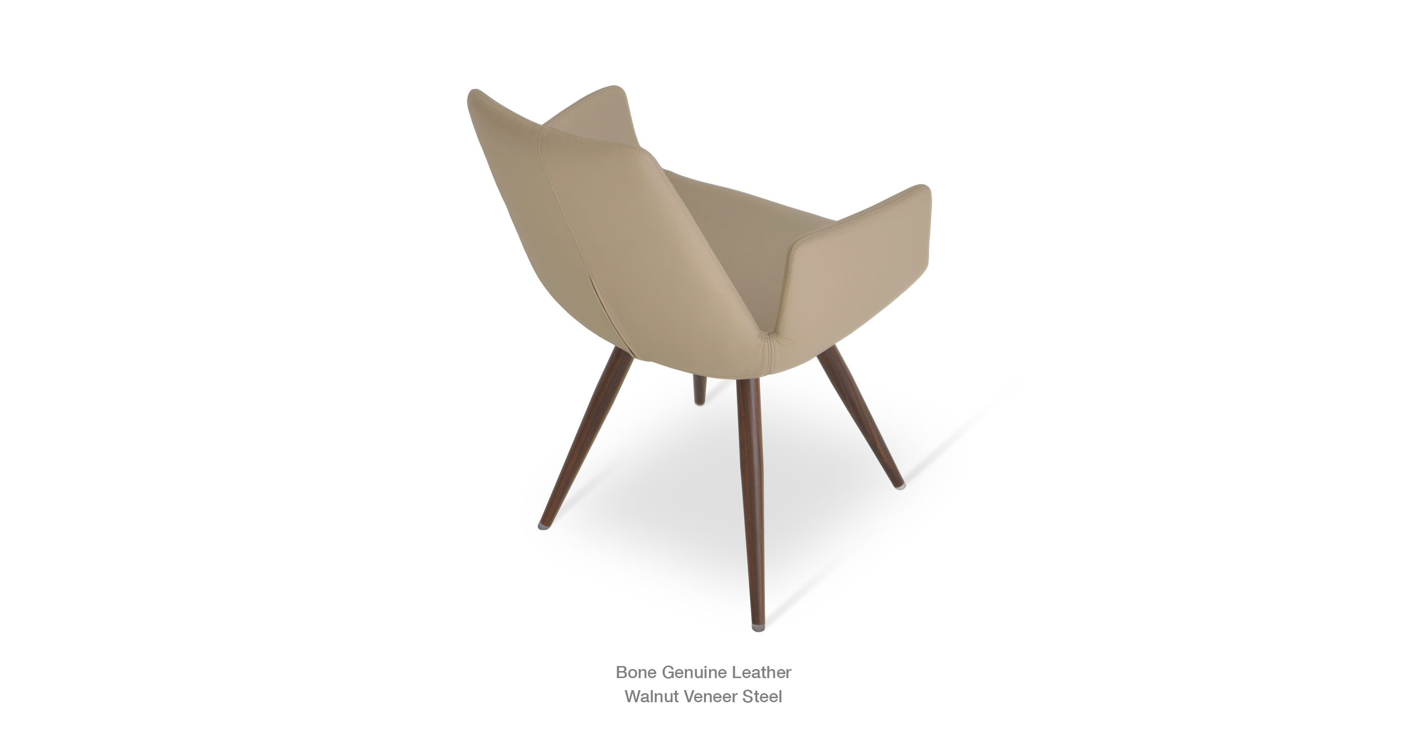 Bone Genuine Leather - Walnut