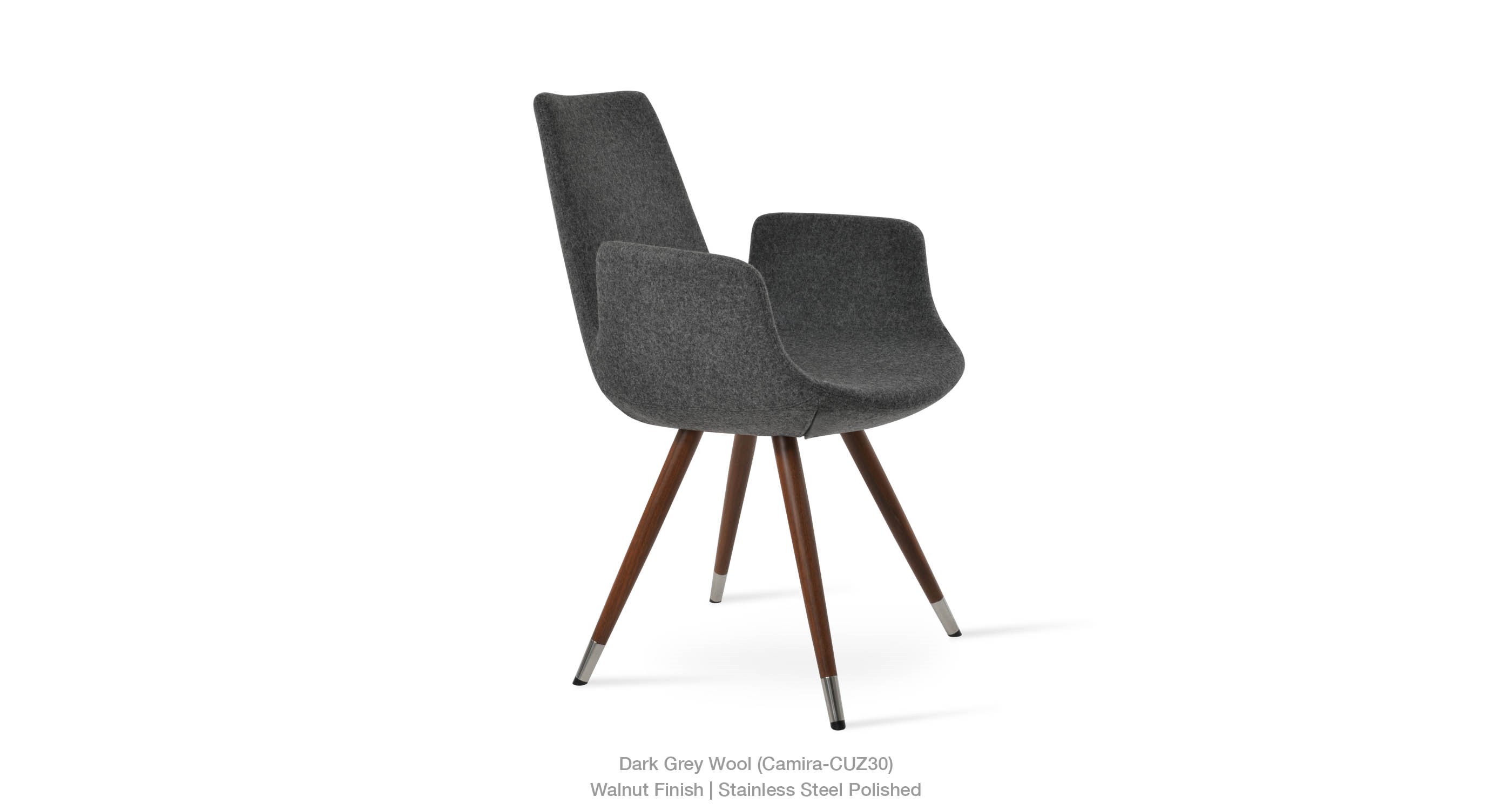dark grey wool