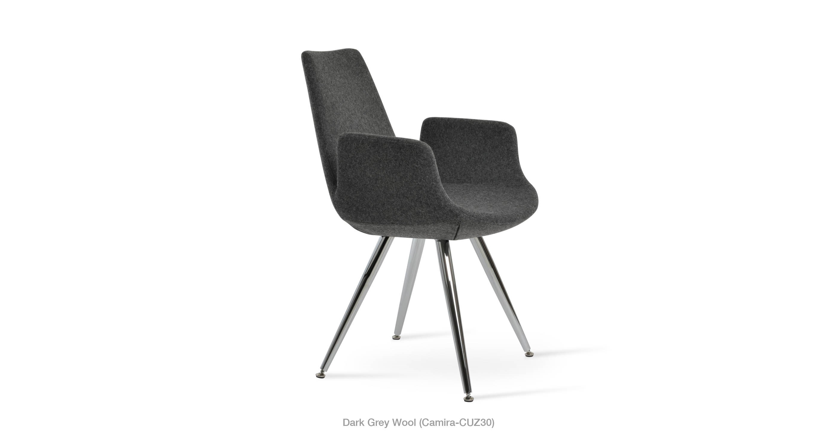 dark grey wool
