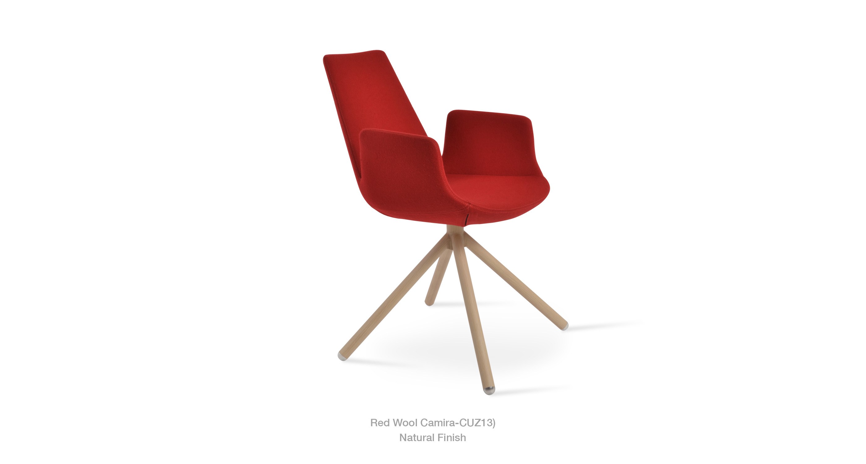 red wool - gold