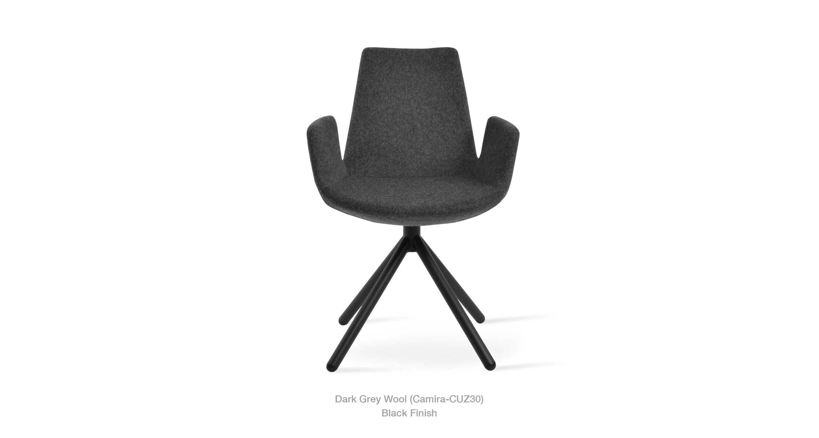 dark grey wool