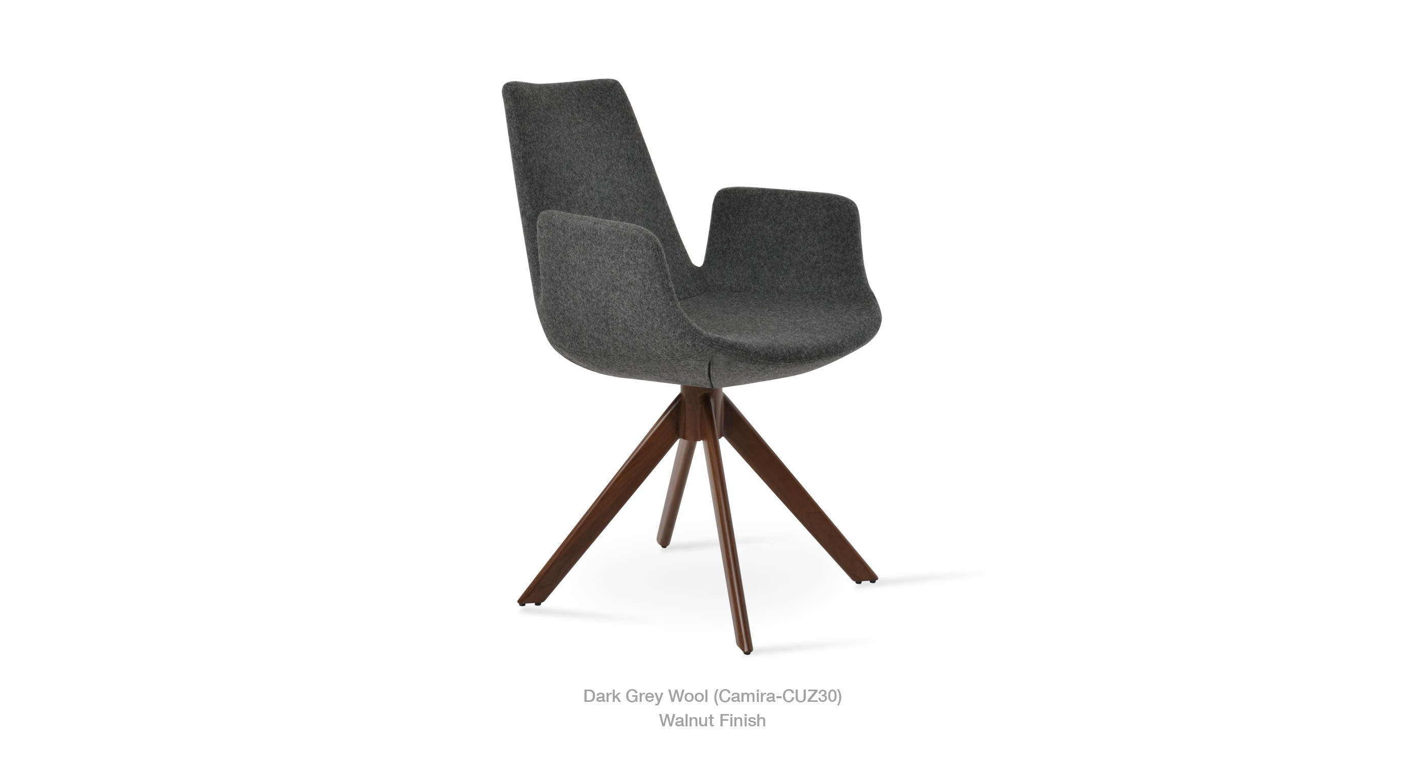 dark grey wool