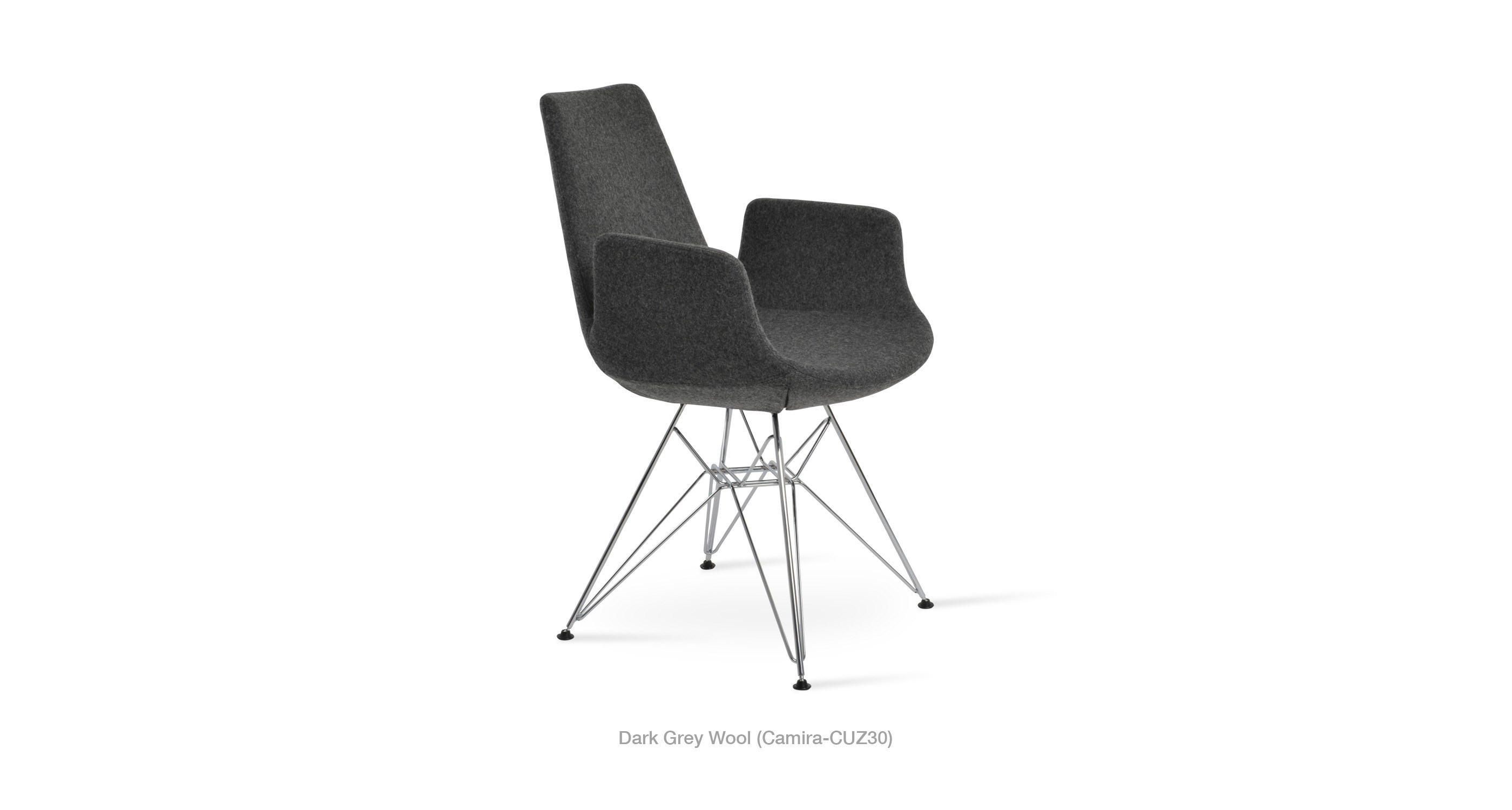 dark grey wool