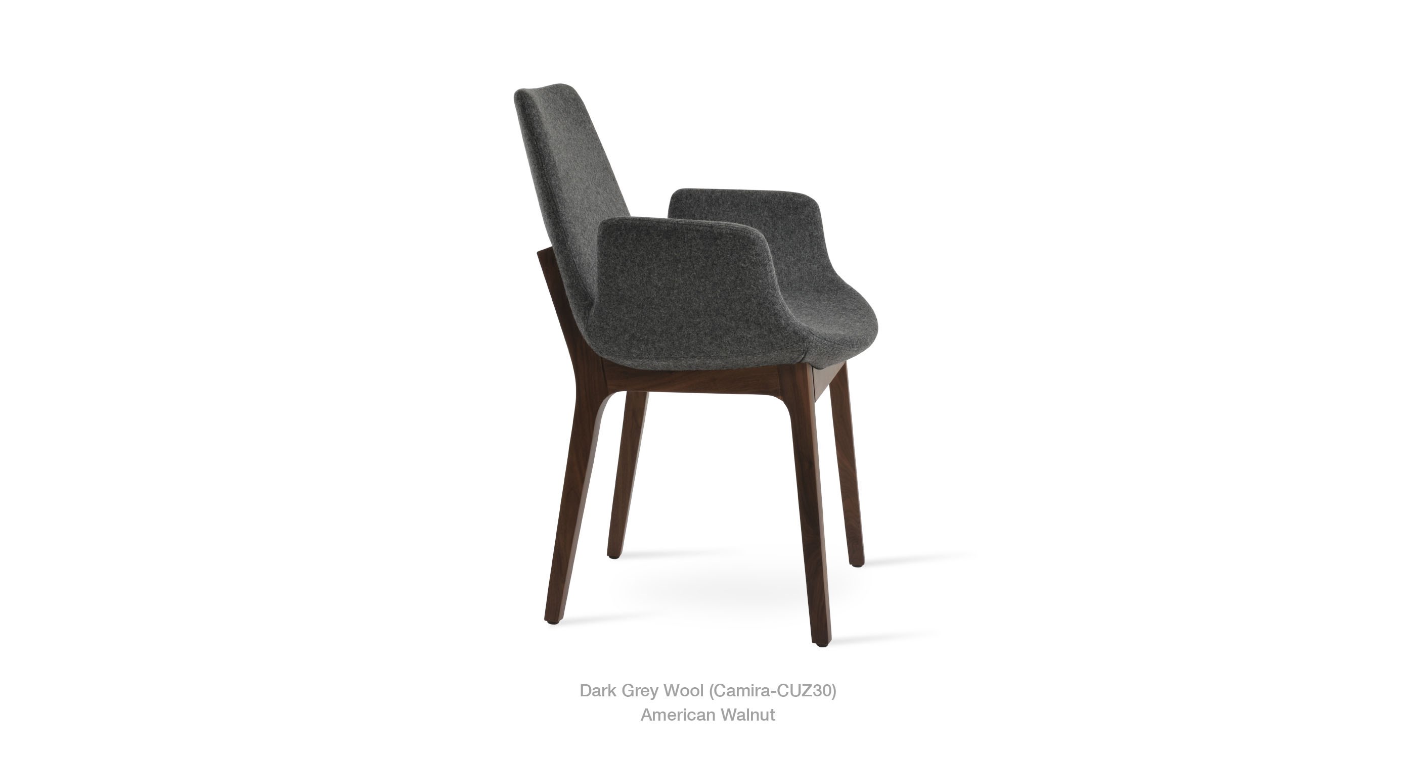 dark grey wool