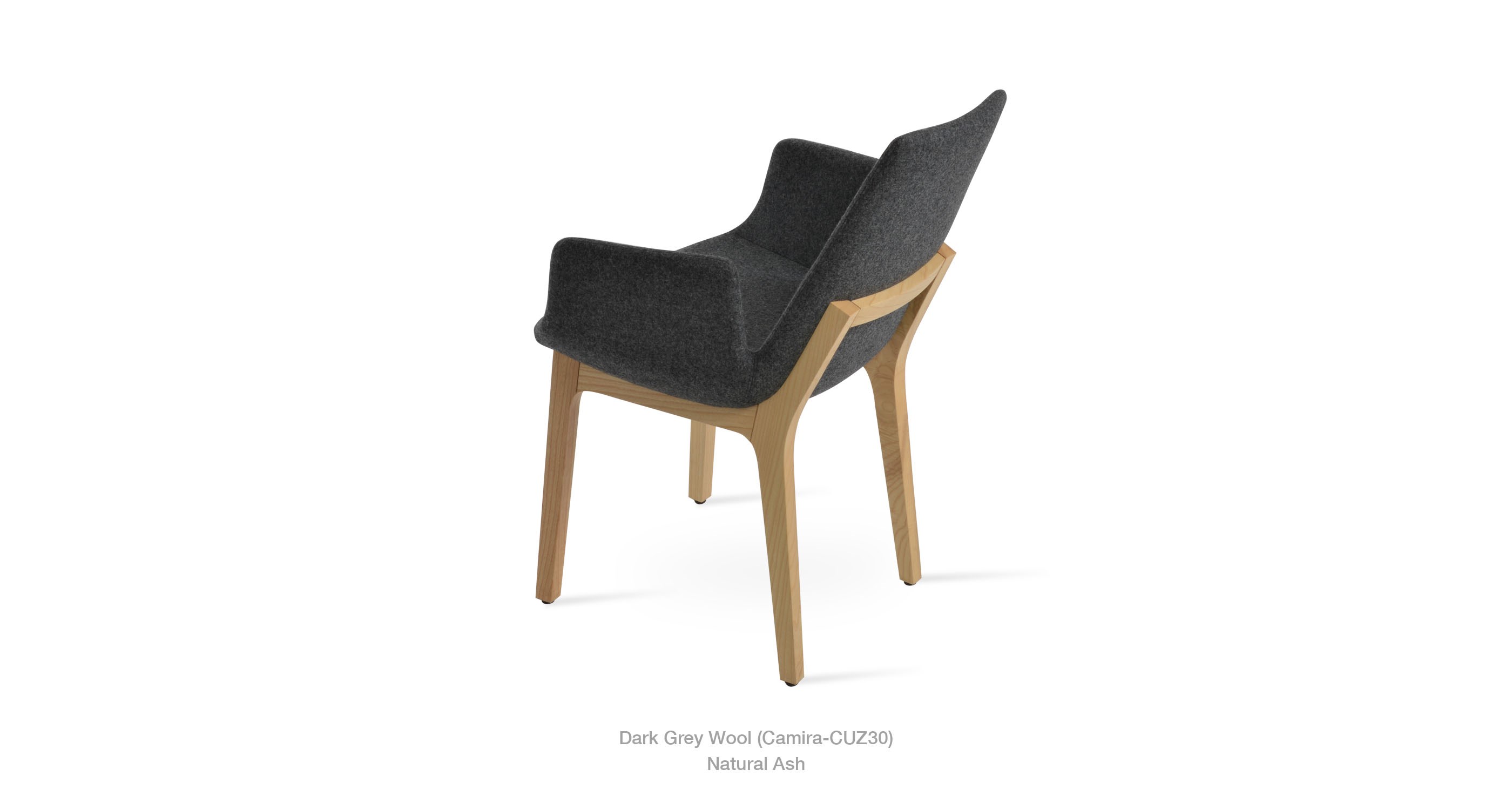 dark grey wool