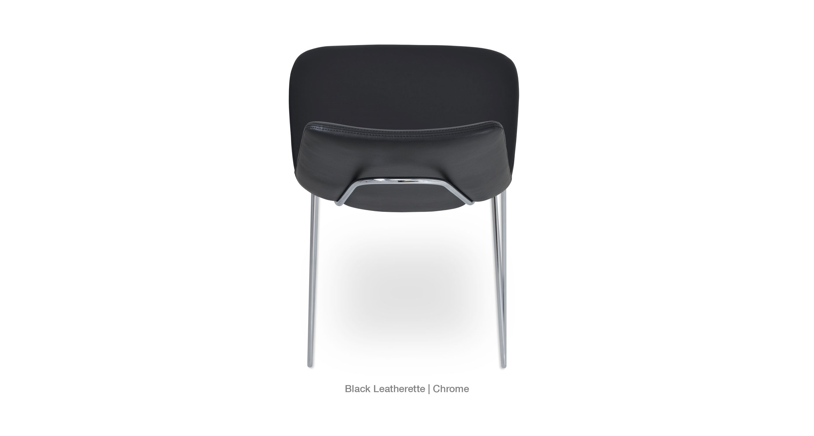 black leatherette