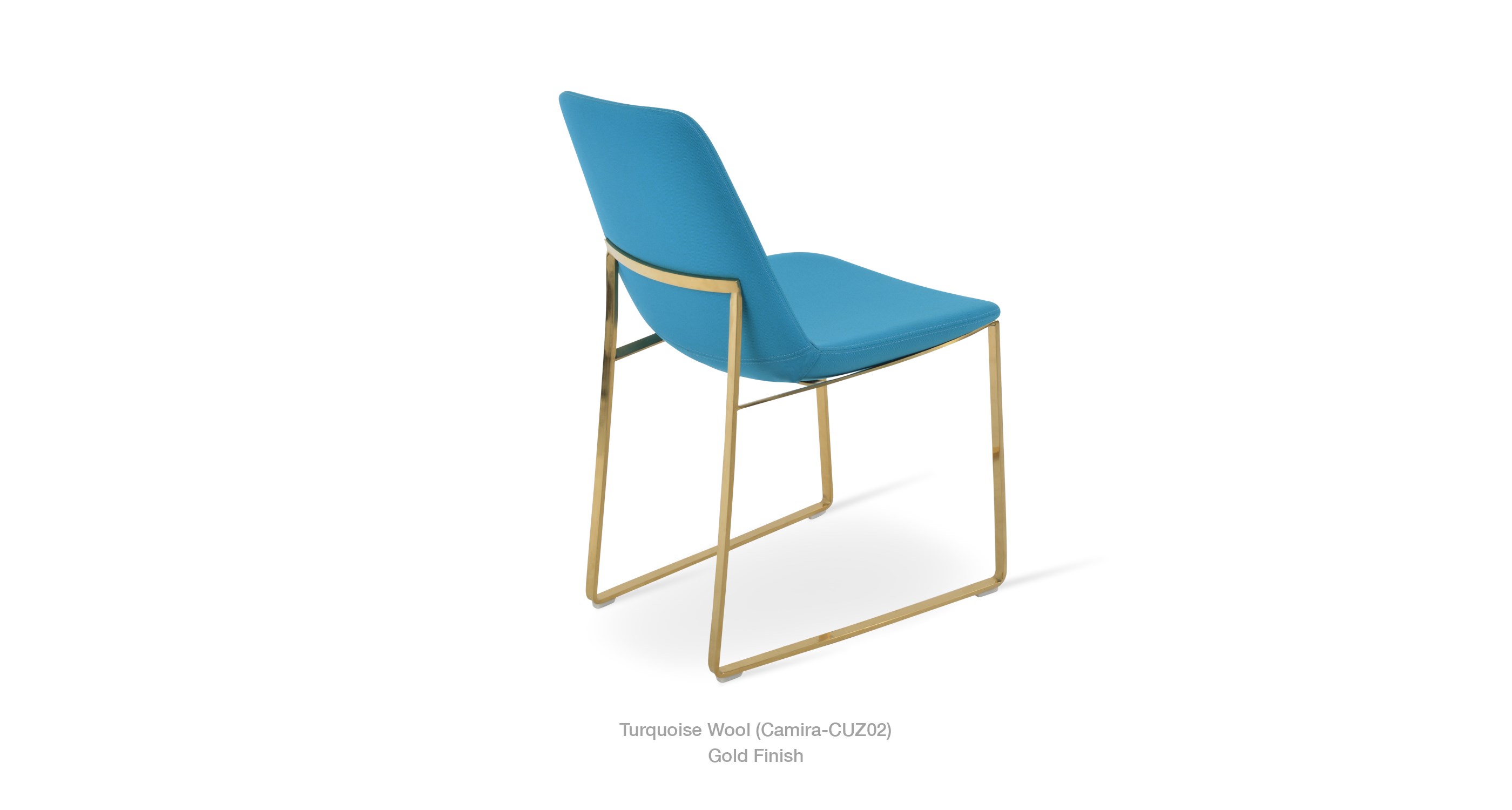 2019 12 25 Eiffel Sled Turquoise Wool Gold