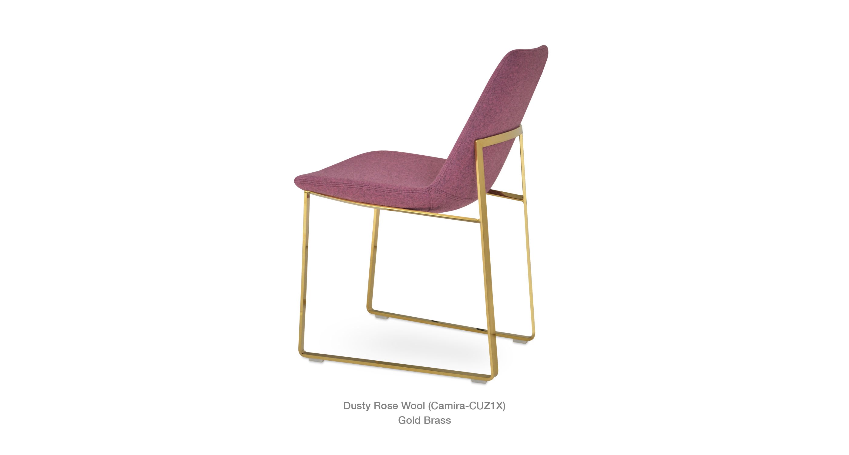 dirty rose camira - gold