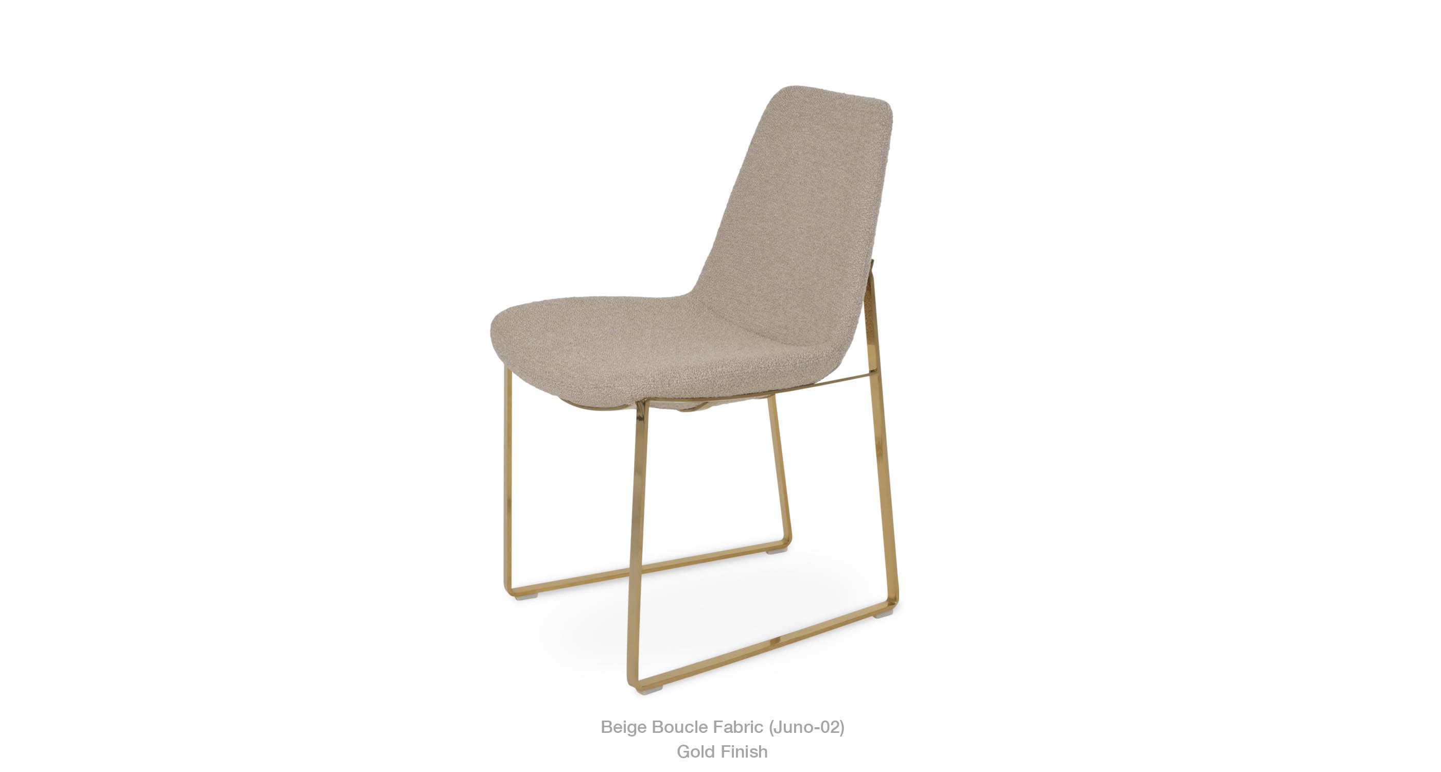 beige boucle - gold