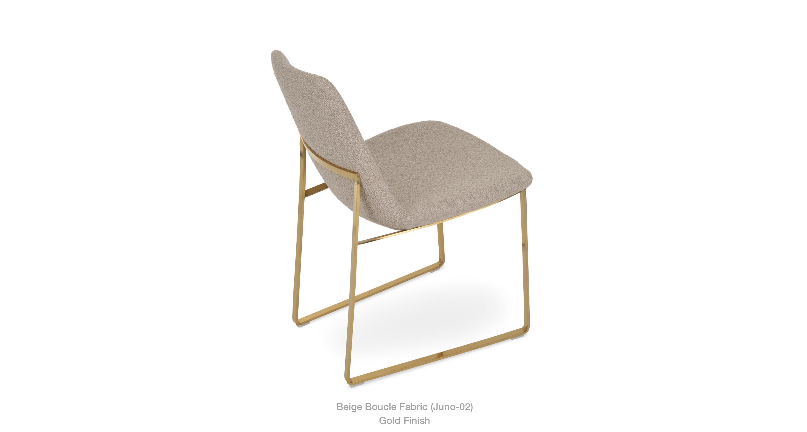 beige boucle - gold