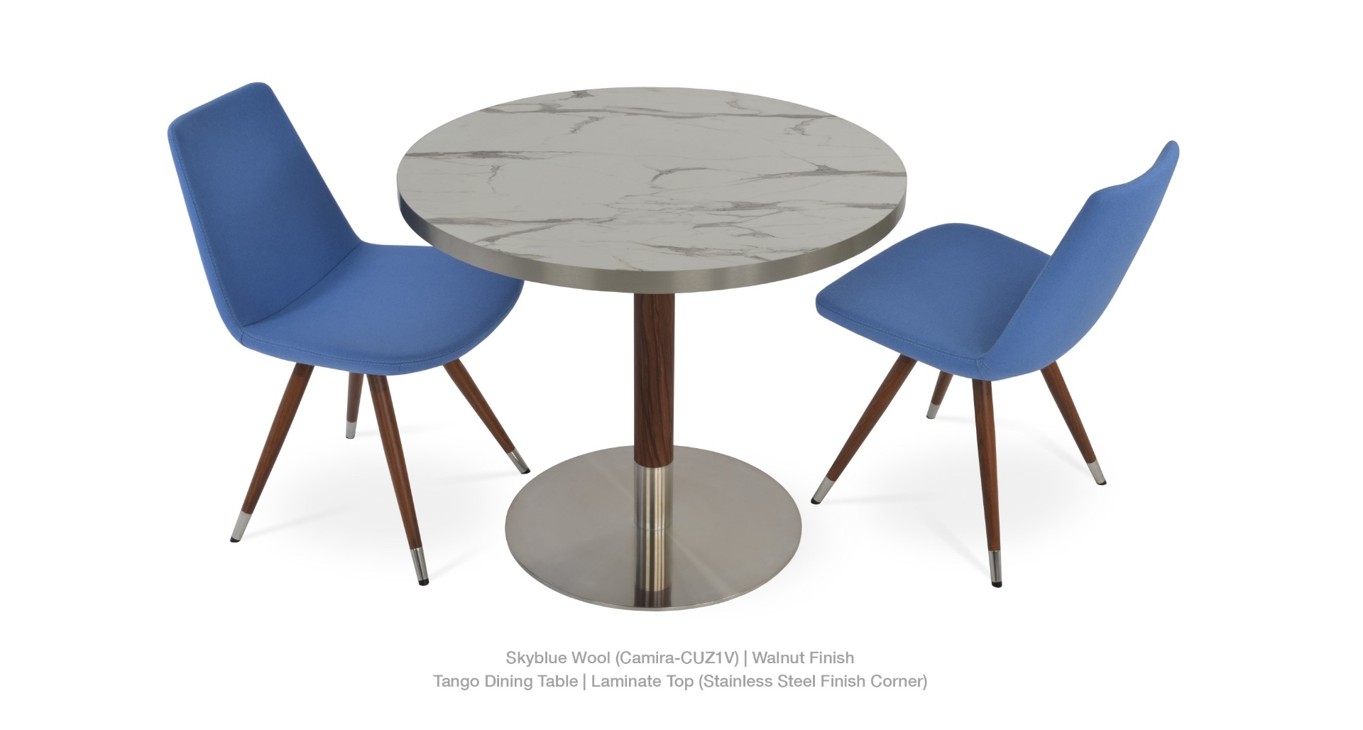 skyblue wool walnut - tango laminate