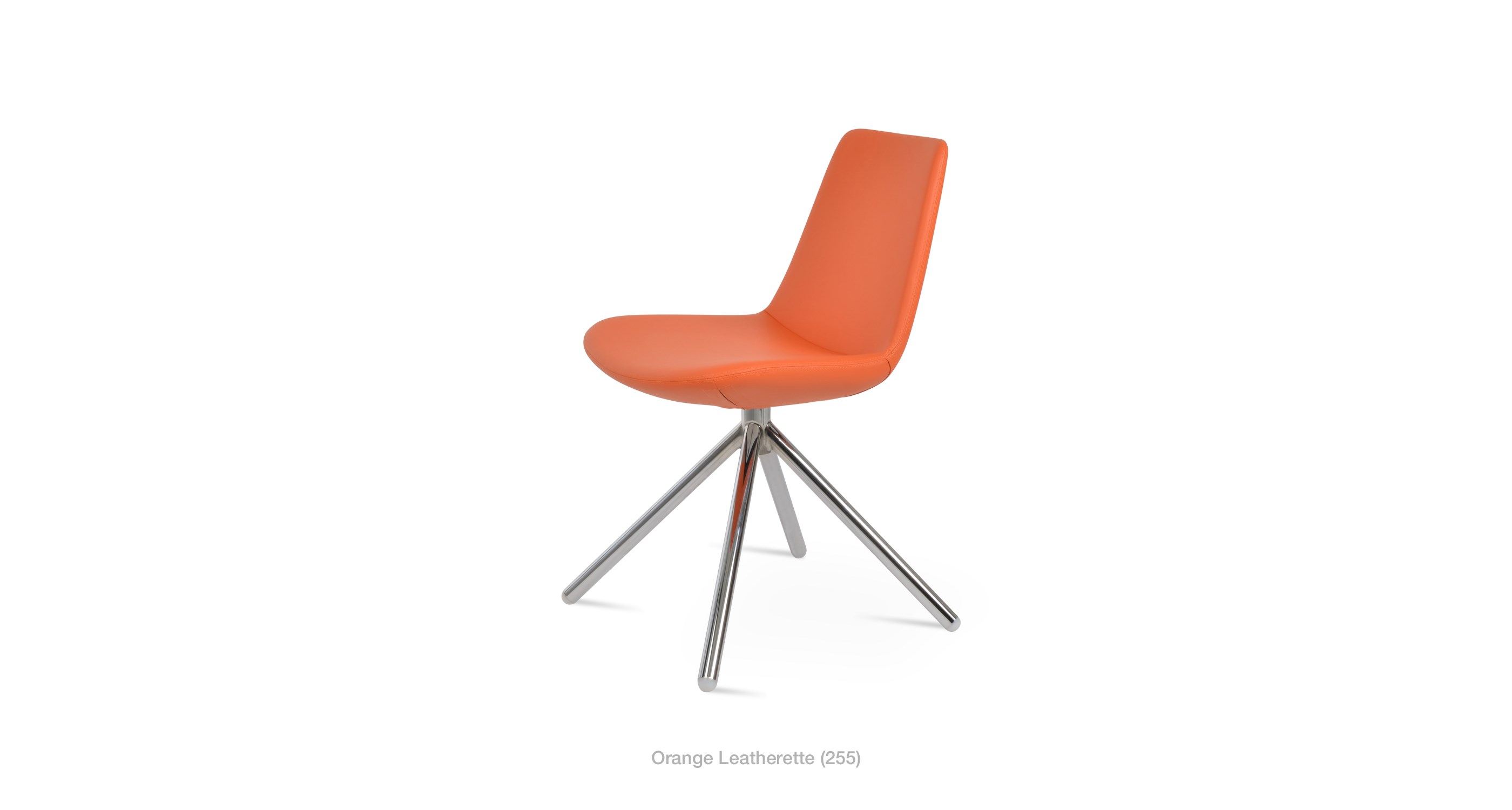orange leatherette
