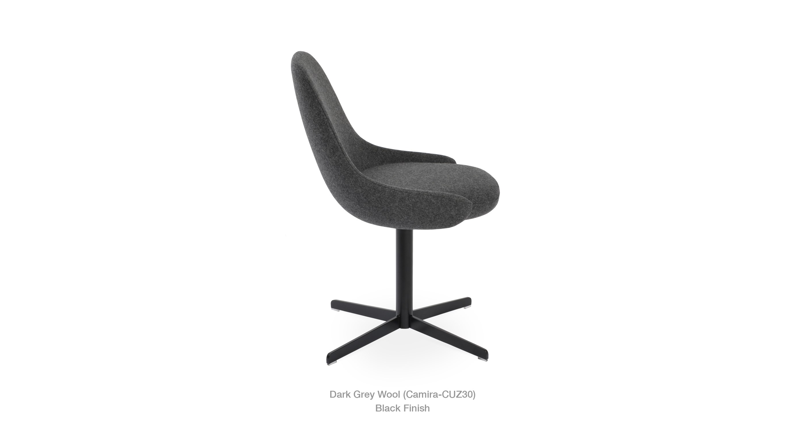dark grey wool