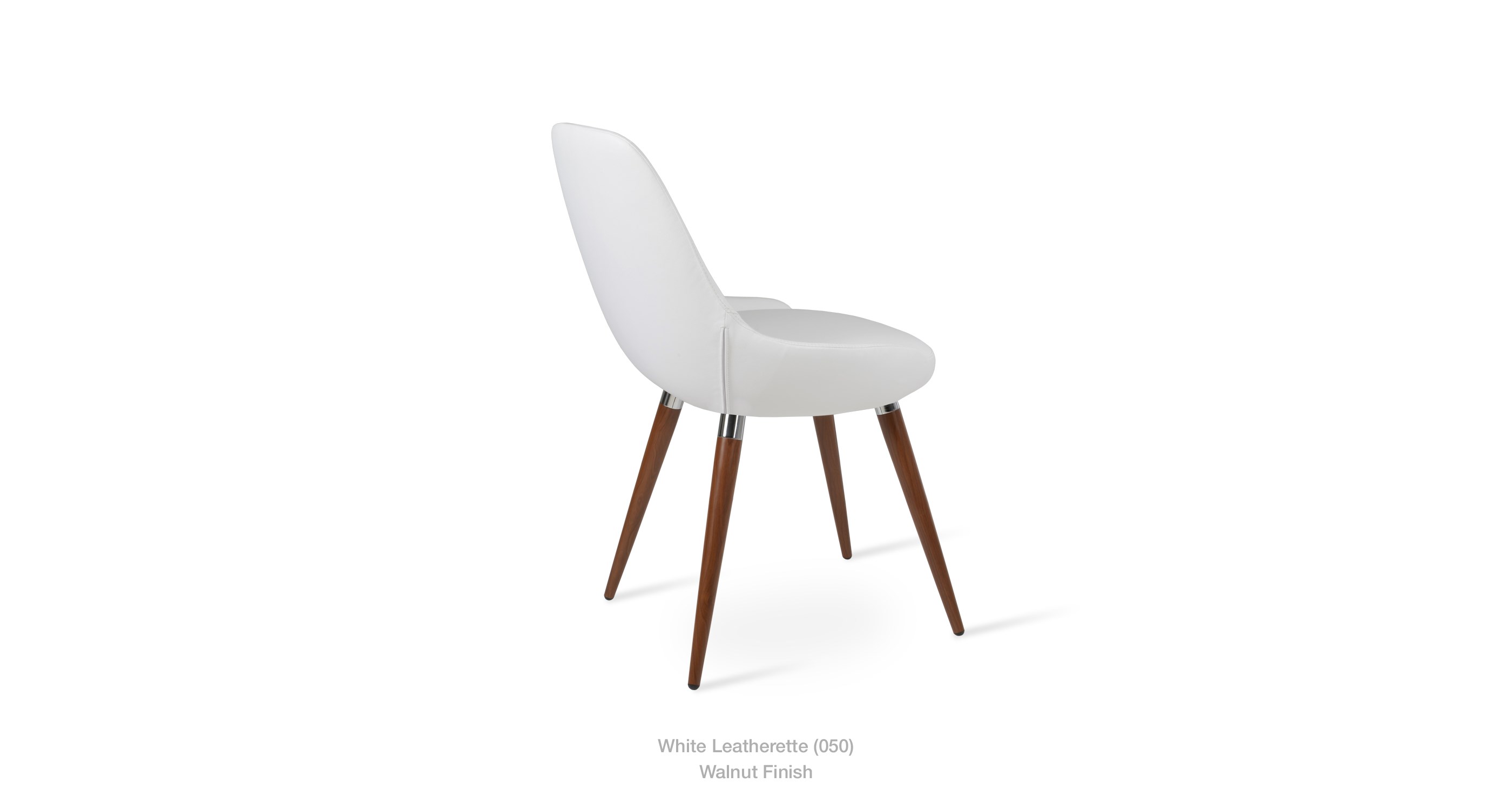 white leatherette