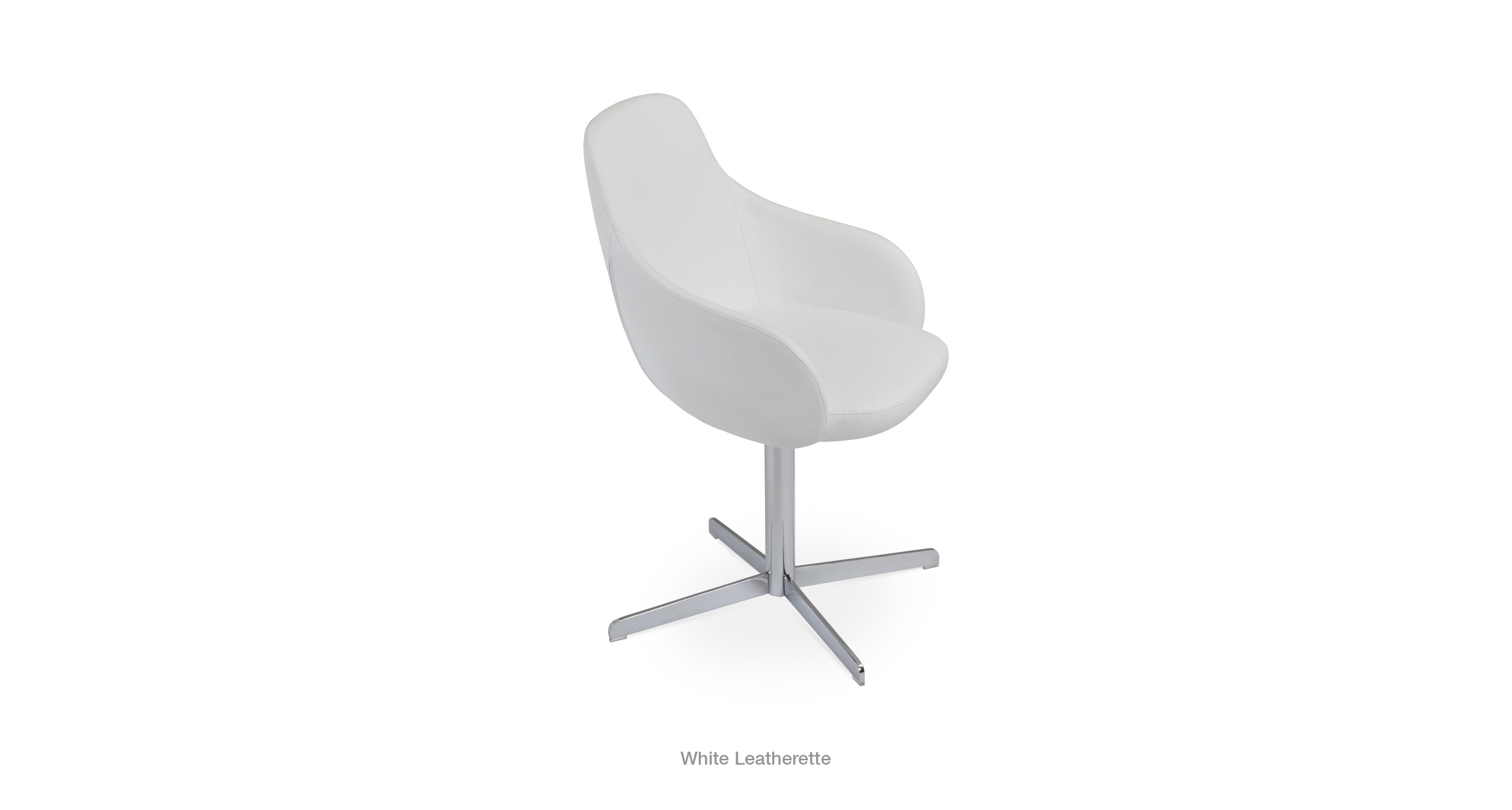 white leathertte
