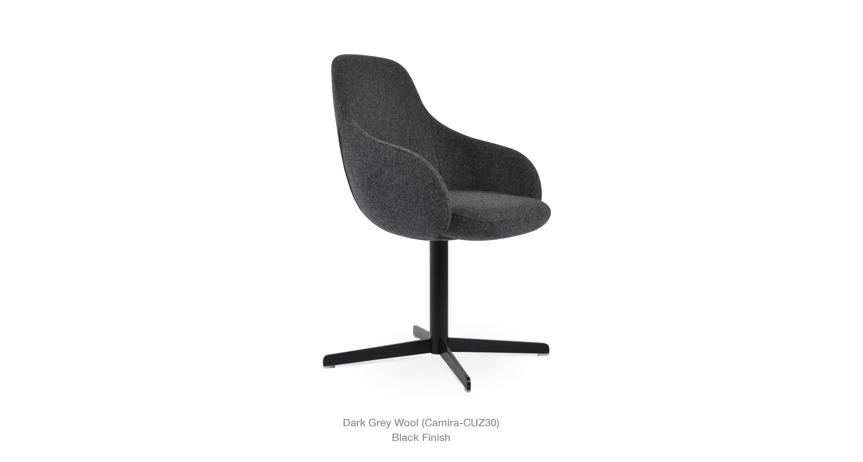 dark grey wool